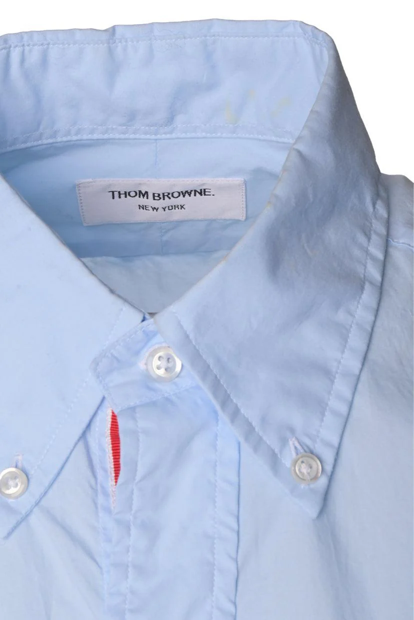 Thom Browne Size 4 Men's Cotton Button Down Shirt Long Sleeve - Image 3