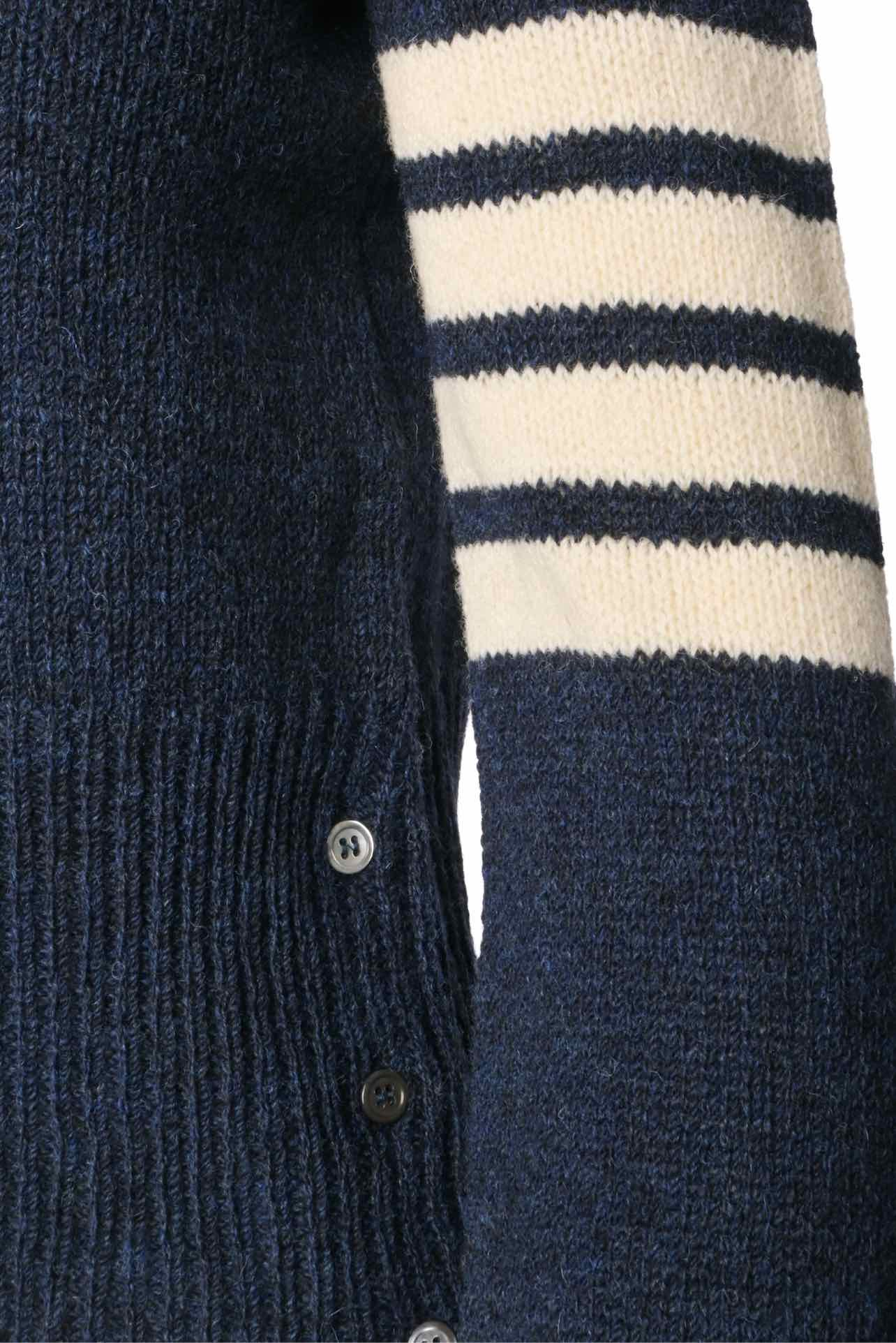 Thom Browne Size 40 Wool Jersey Stitch Classic 4-Bar Pullover Sweater - Image 3