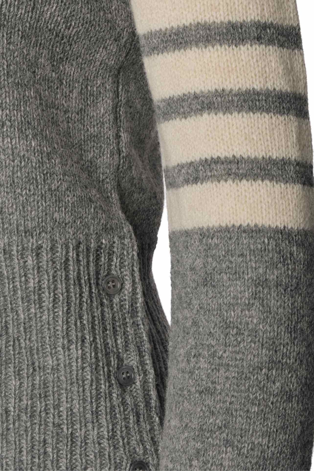 Thom Browne Size 40 Wool Jersey Stitch Classic 4-Bar Pullover Sweater - Image 3