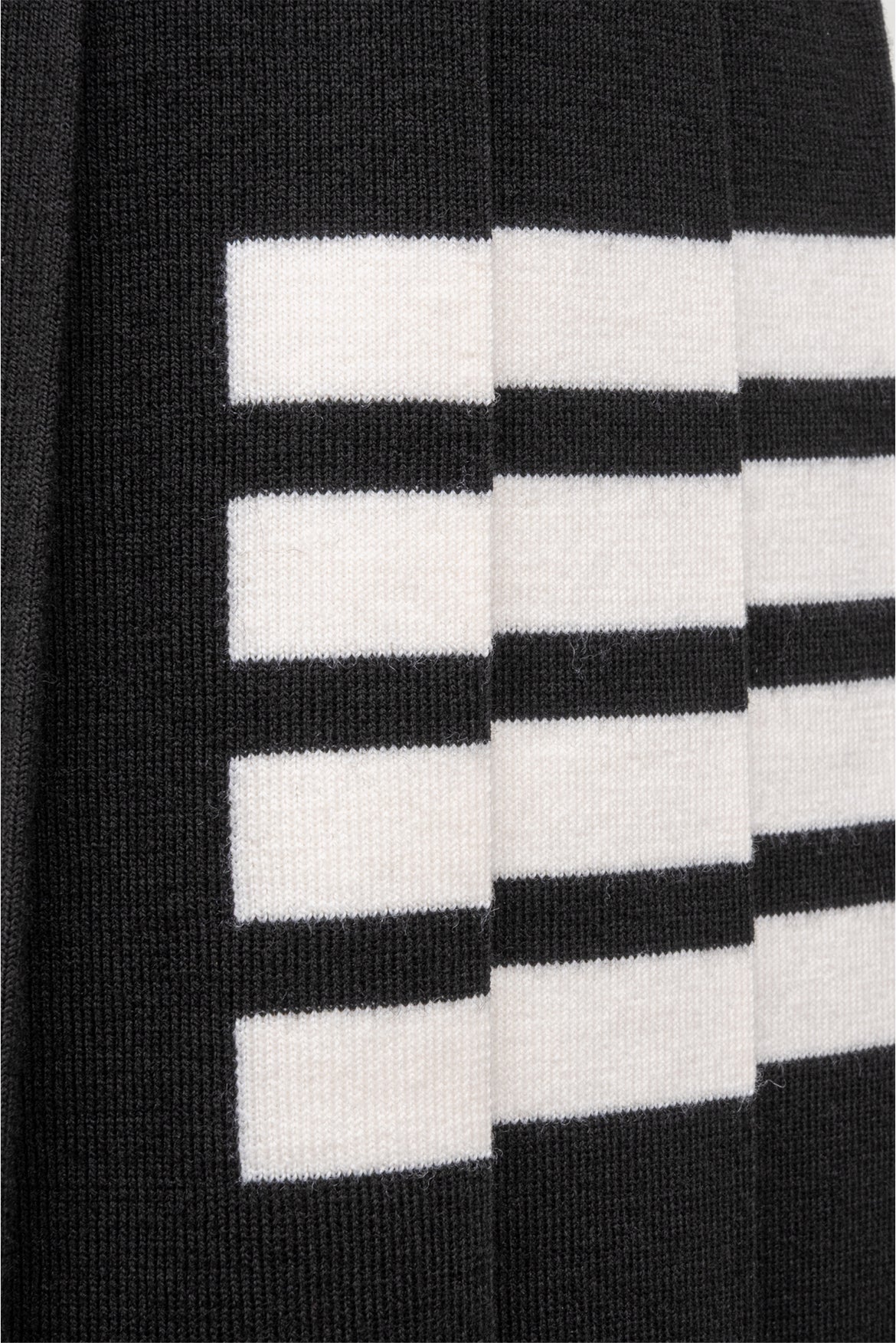 Thom Browne Size 46 4 Bar Pleated Wool Blend Knit Mini Skirt - Image 3