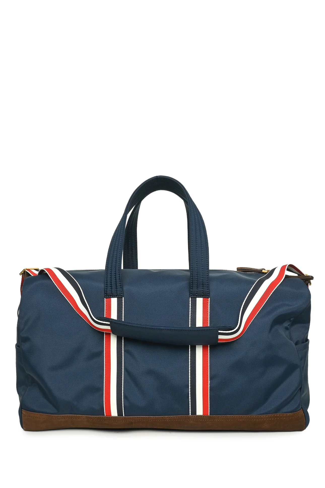 Thom Browne Soft Tech Nylon & Suede Duffle Bags - Image 3