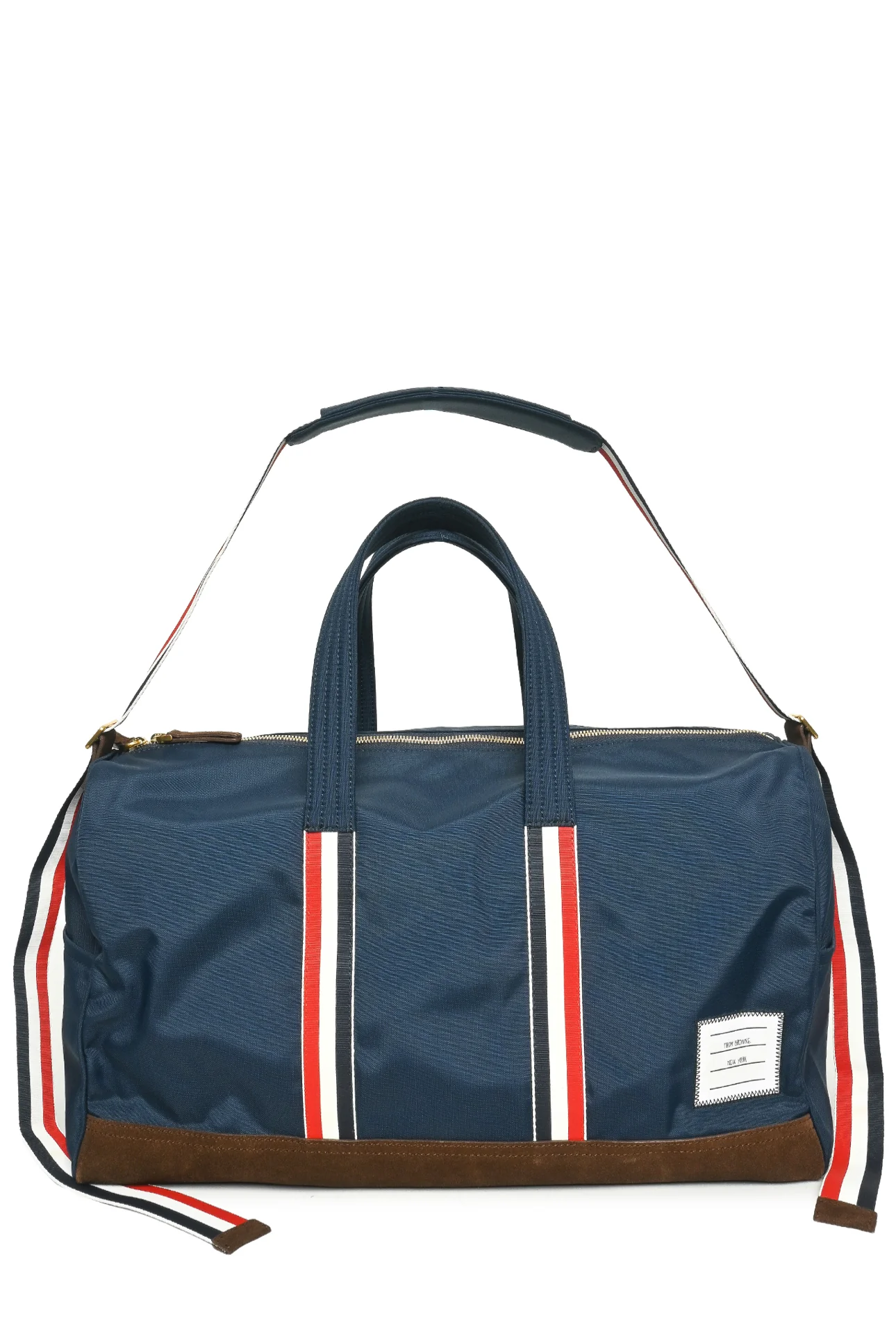 Thom Browne Soft Tech Nylon & Suede Duffle Bags - Image 5