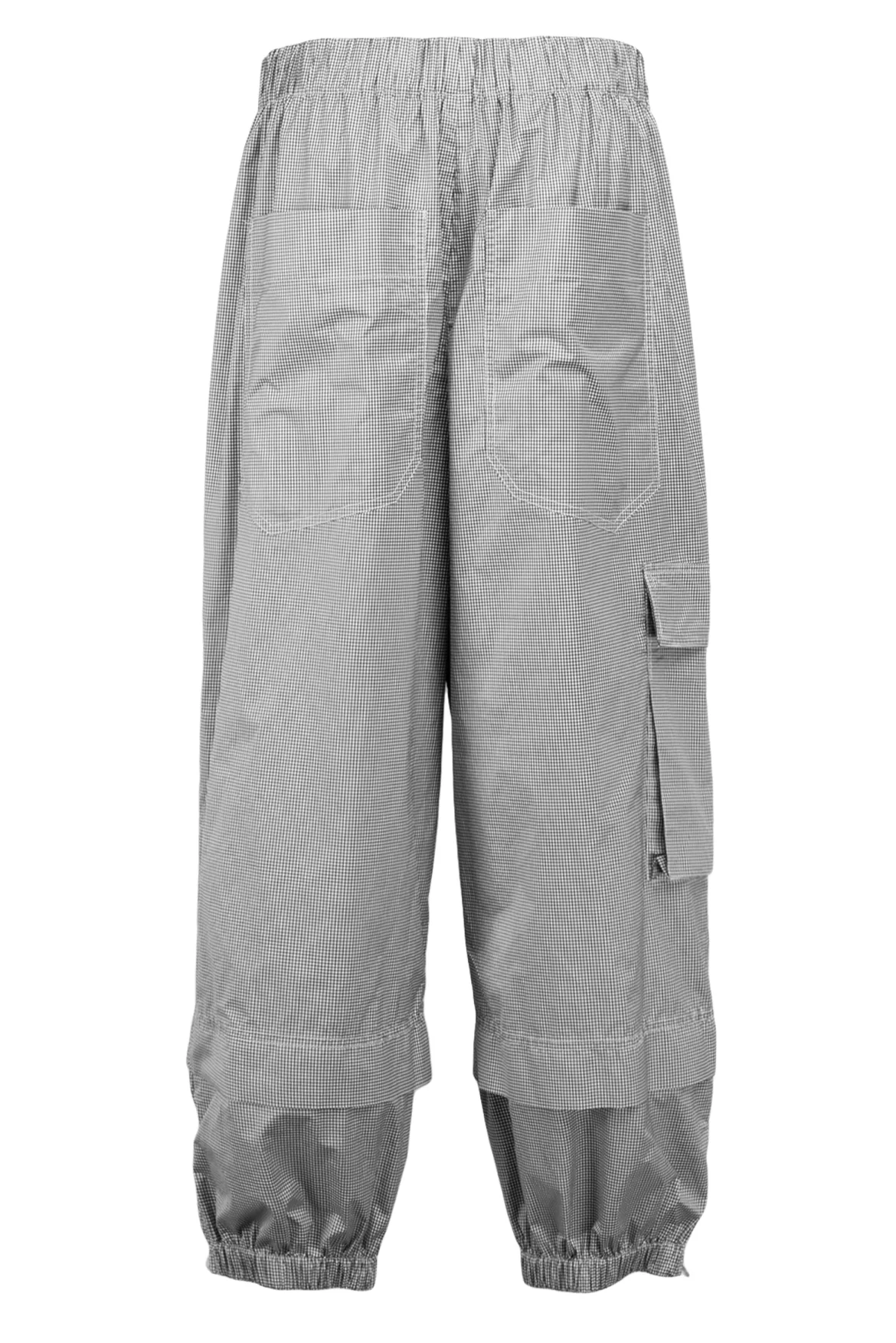 Tibi Size L Gingham Parachute Pants - Image 2