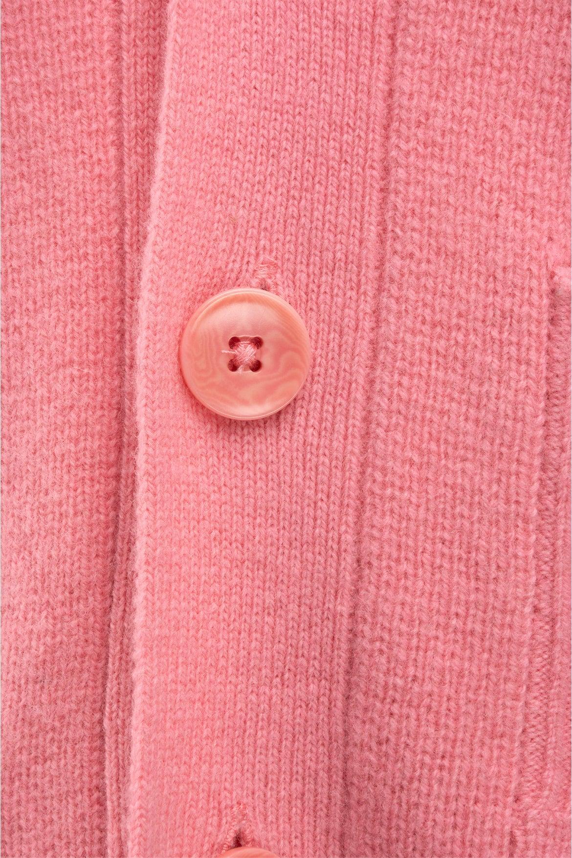 Tibi Size M Soft Lambswool Distressed Cardigan - Image 3
