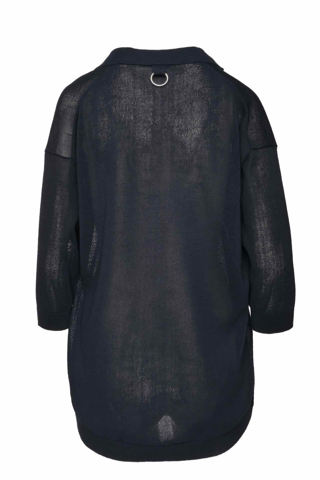 Tibi Size S Crispy Viscose Sweater Easy Polo - Image 2