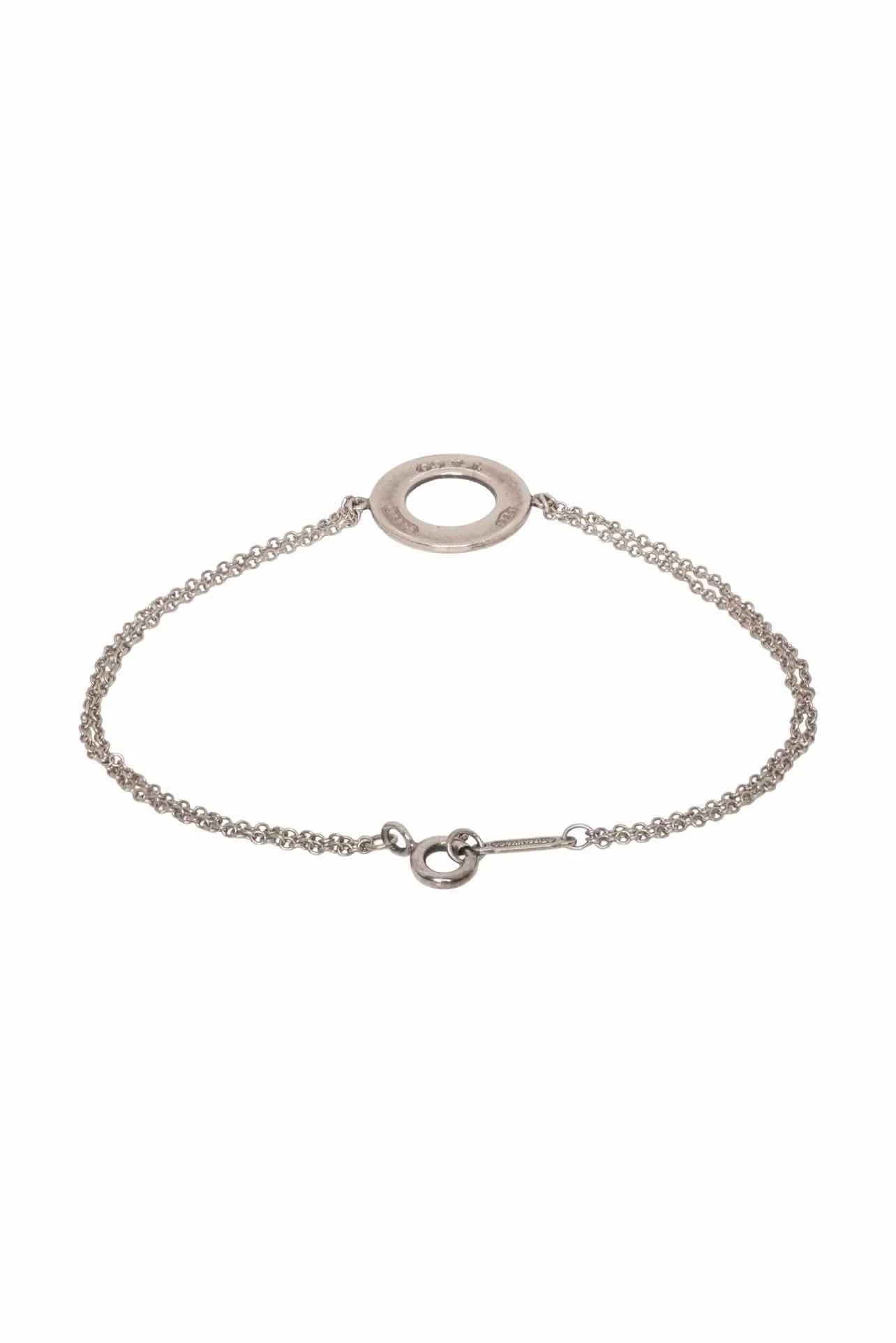 Tiffany & Co 1837 Circle Double Chain Bracelet - Image 2