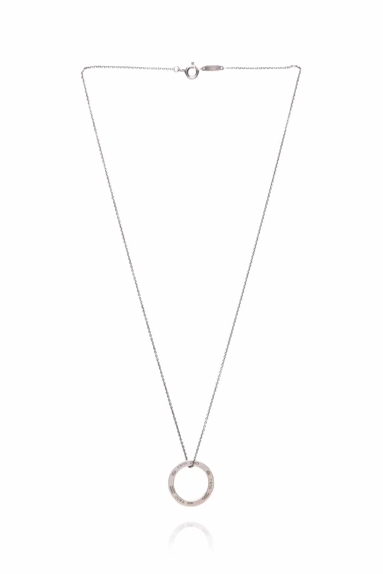 Tiffany & Co 1837 Medium Circle Pendant Necklace - Image 2