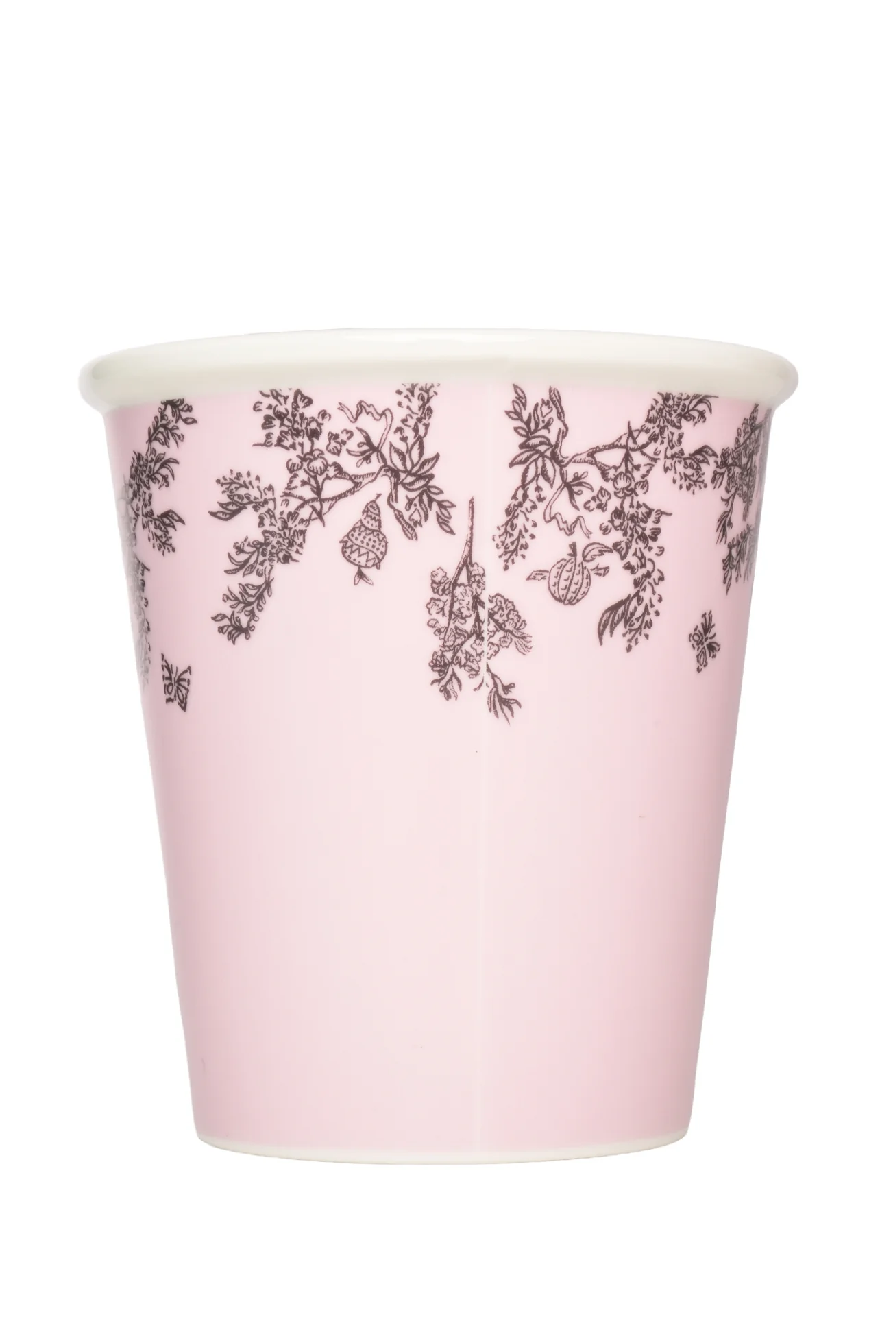 Tiffany & Co Bone China Cherry Blossom Tiffany Toilette Print Coffee Cup - Image 2