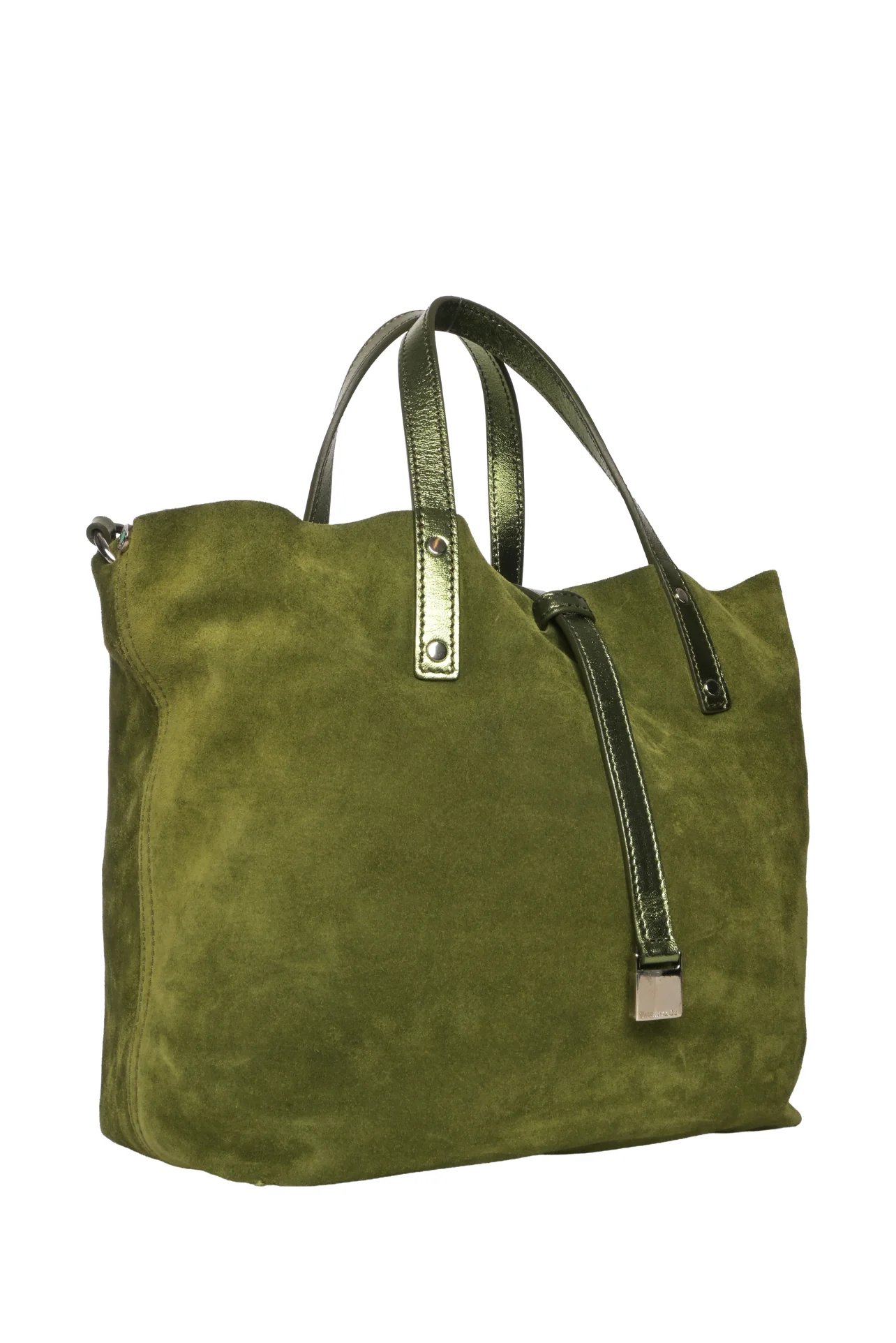 Tiffany & Co Reversible Metallic Suede Tote - Image 2
