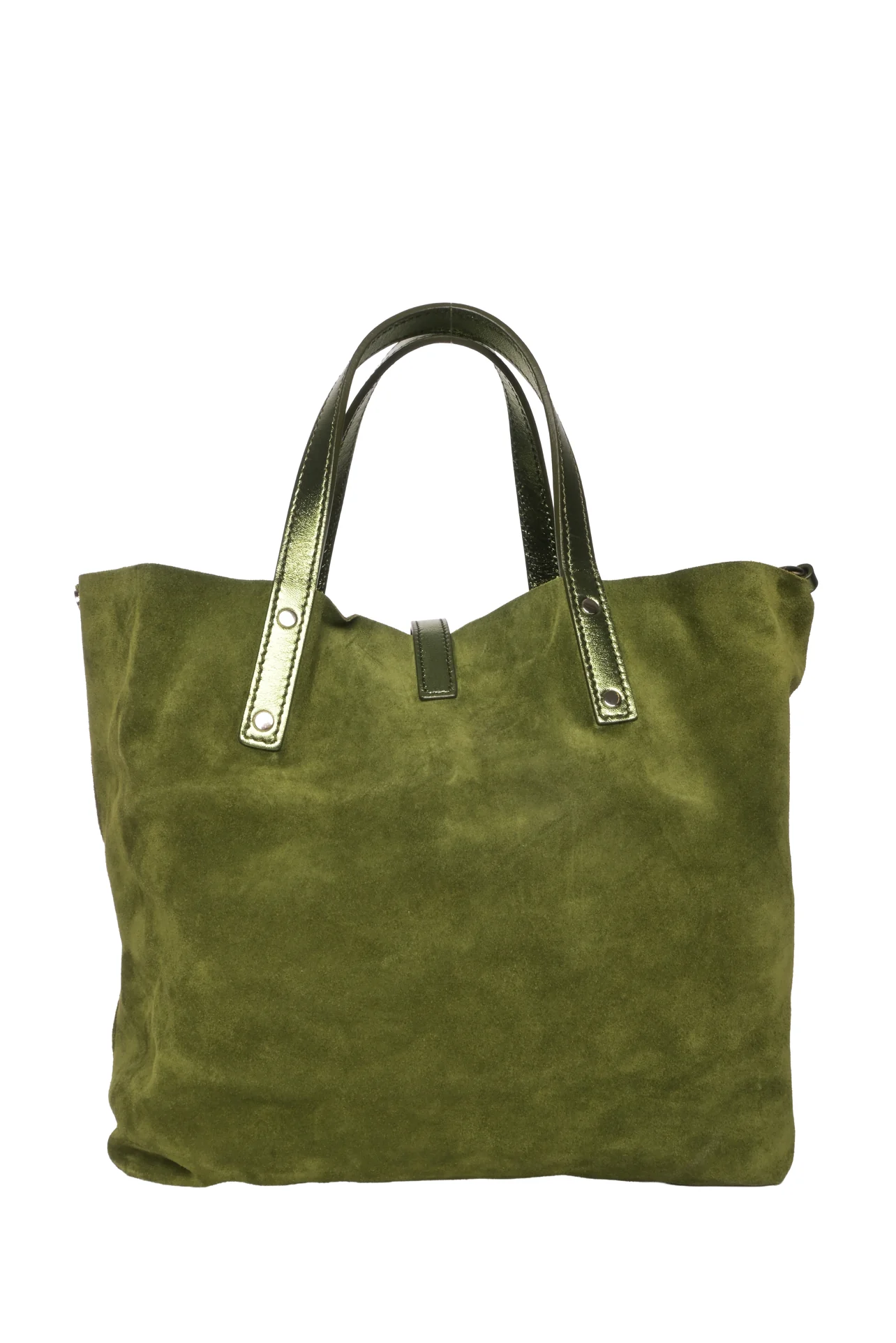 Tiffany & Co Reversible Metallic Suede Tote - Image 4