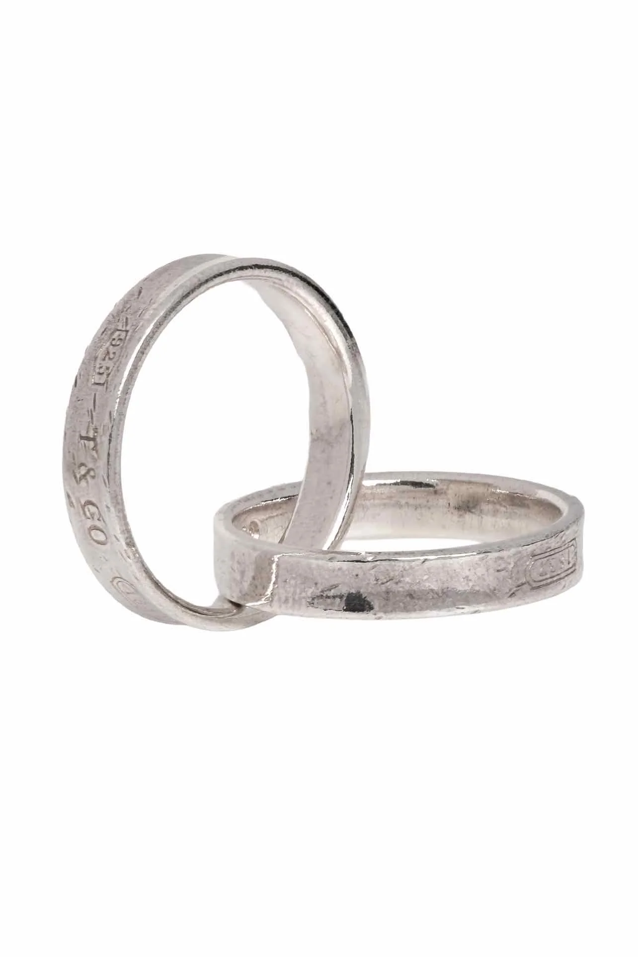 Tiffany & Co Size 4 1837 Interlocking Circles Ring - Image 3