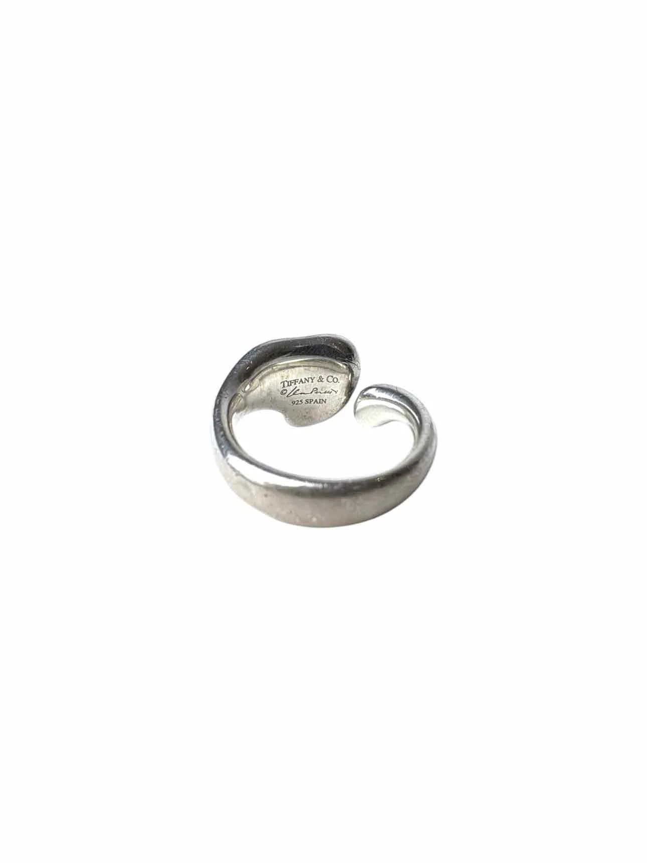 Tiffany & Co Size 5 Elsa Peretti Full Heart  Ring - Image 2