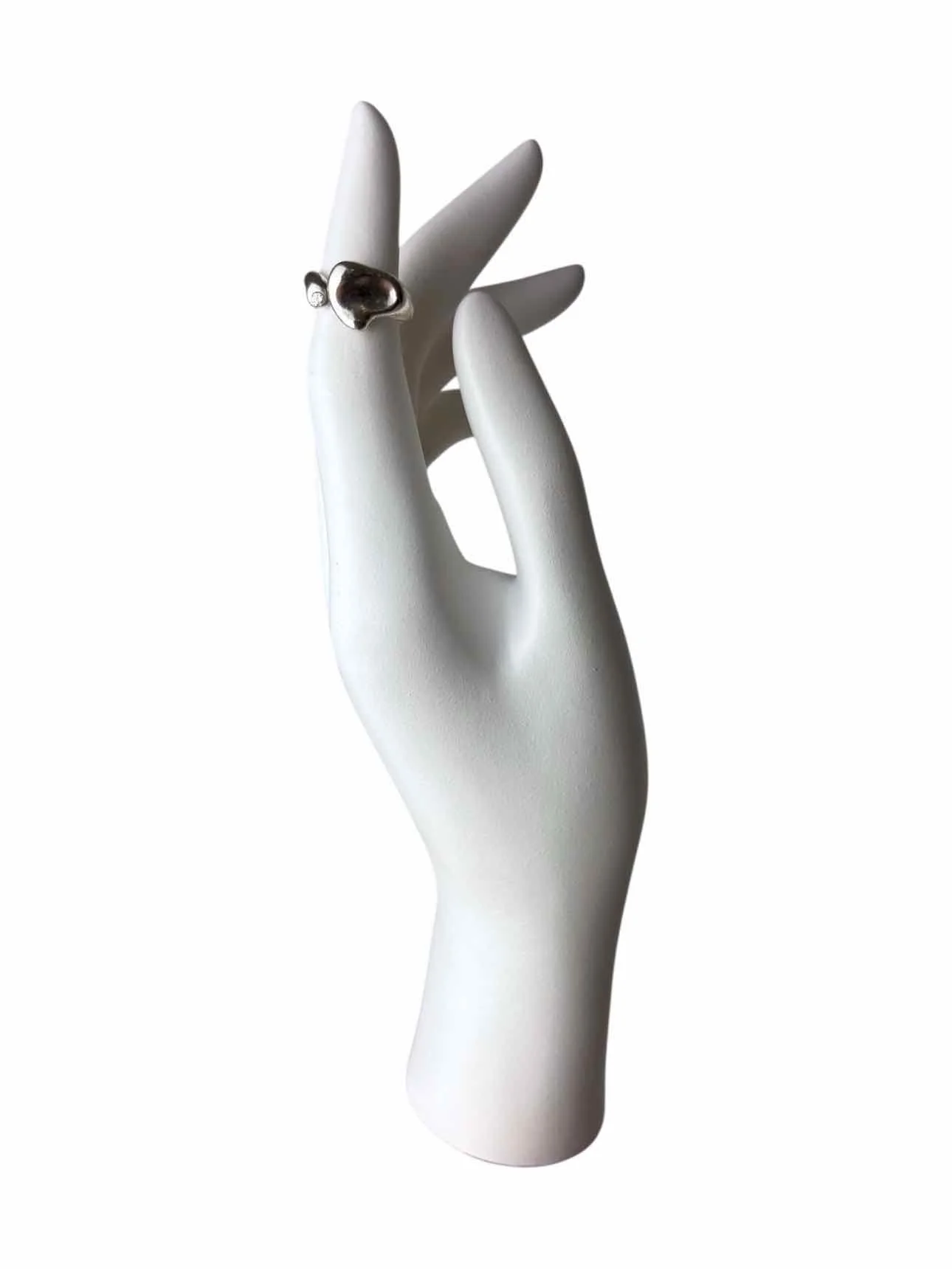 Tiffany & Co Size 5 Elsa Peretti Full Heart  Ring - Image 5