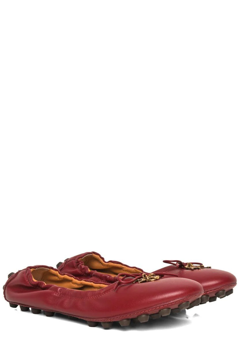 Tod's Size 37 Charm Ballerina Flats - Image 2
