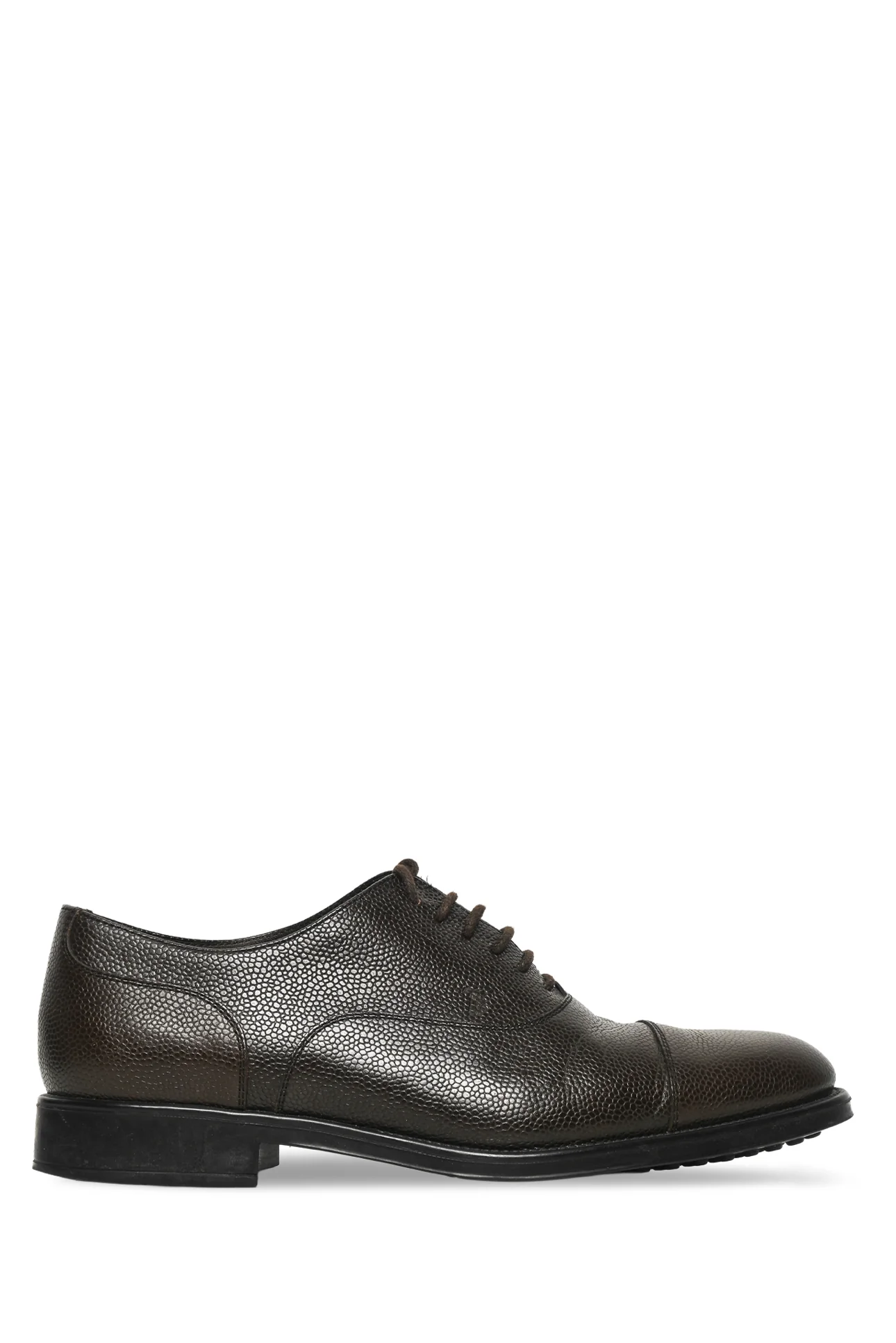 Tod'S Size 7 Men's Grain Leather Oxford Shoes