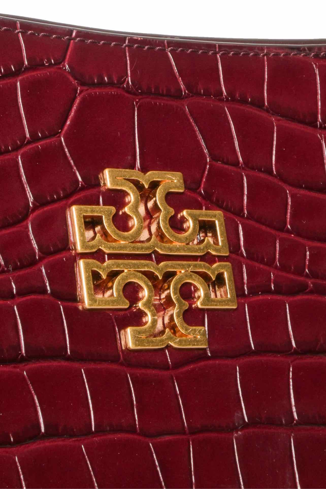 Tory Burch Britten Croc Embossed Leather Tote - Image 3