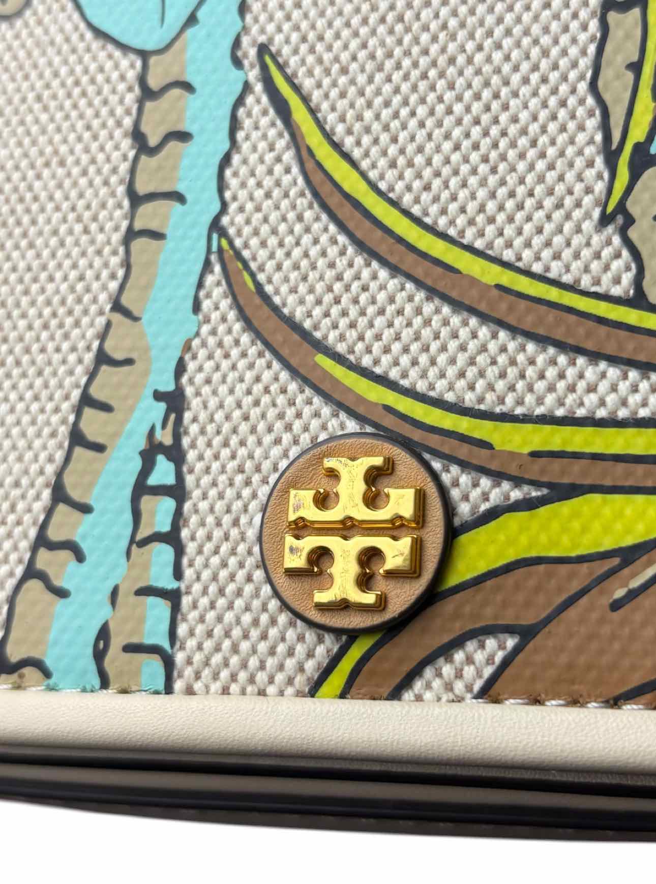 Tory Burch Emerson Printed Canvas & Leather Purse - Image 9