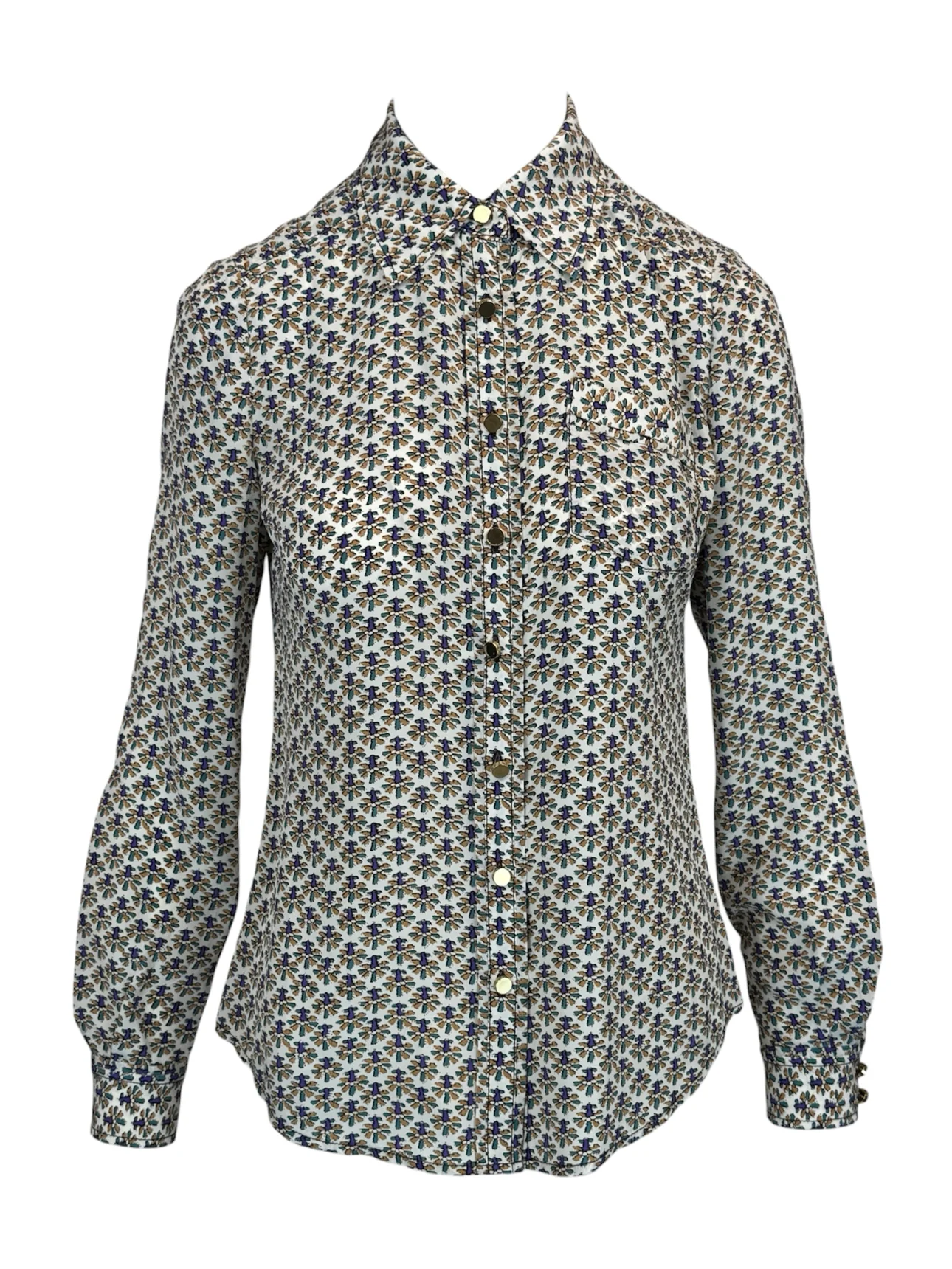 Tory Burch Size 4 Blouse - Image 2
