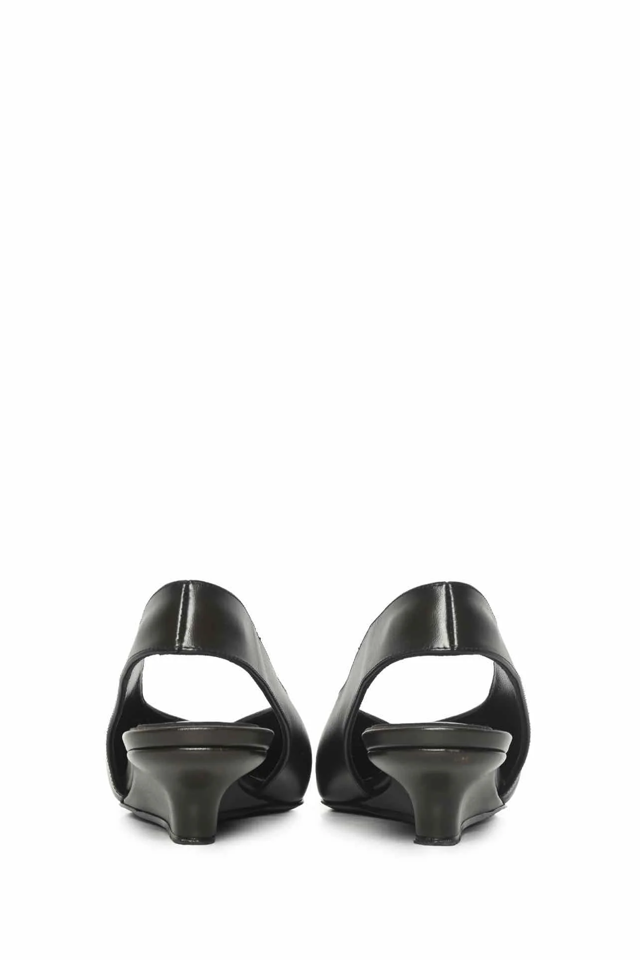 Toteme Size 37 Wedge-Heel Leather Slingbacks - Image 4