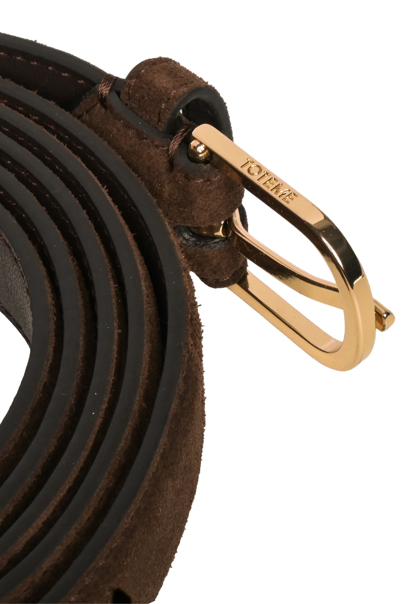 Toteme Size XS/S Suede Slim Double Wrap Belt - Image 3