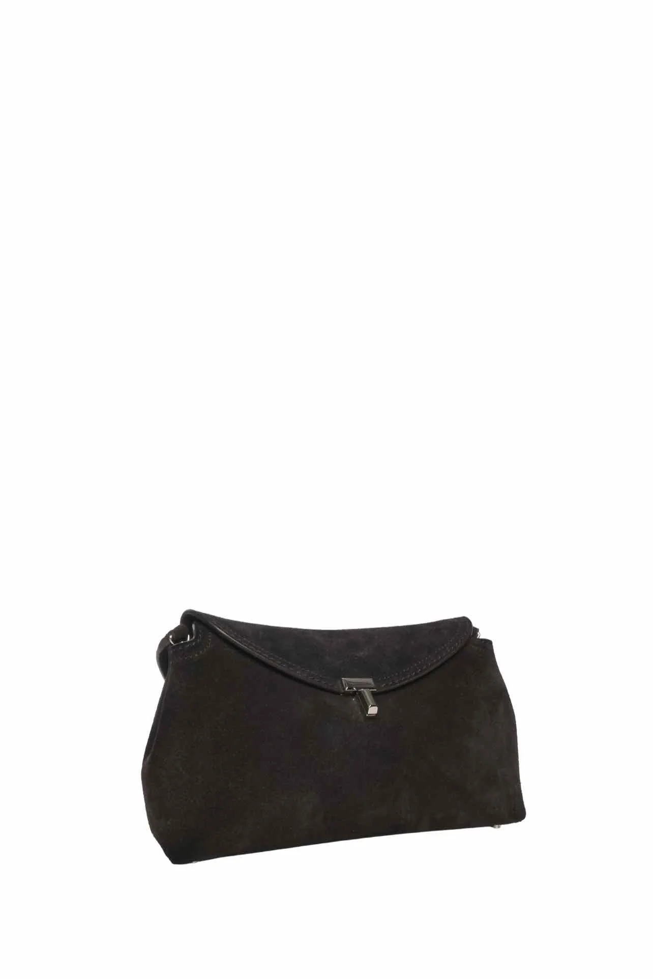 Toteme T-Lock Suede Small Shoulder Bag - Image 2