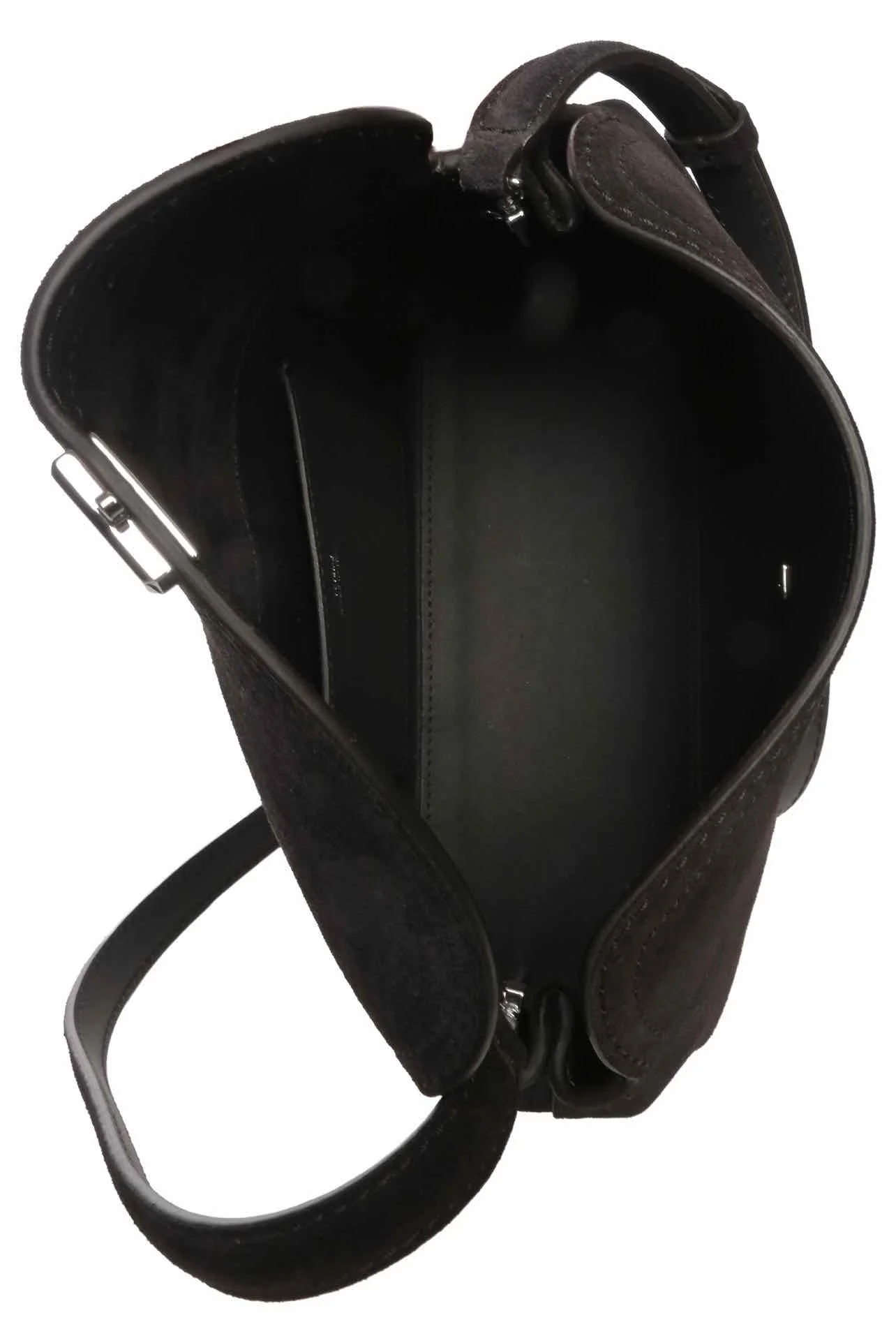 Toteme T-Lock Suede Small Shoulder Bag - Image 8
