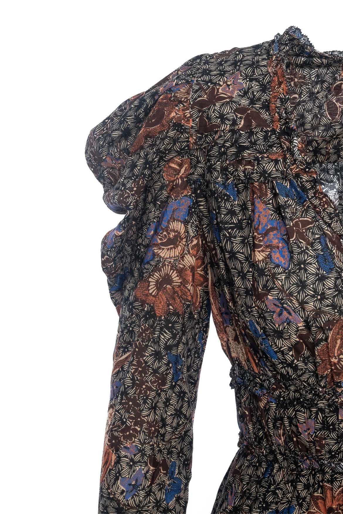 Ulla Johnson Size 0 Floral Filly Mini Dress - Image 2