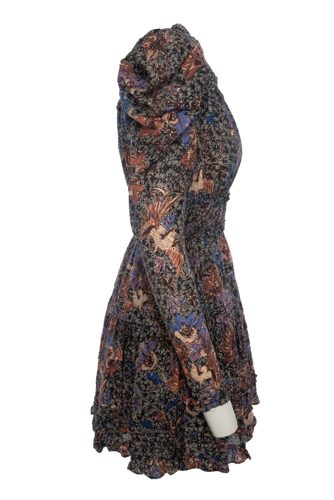 Ulla Johnson Size 0 Floral Filly Mini Dress - Image 3