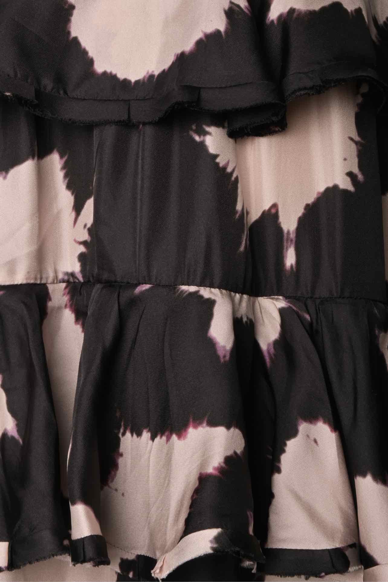 Ulla Johnson Size 10 Silk Ruffle Midi Skirt - Image 3