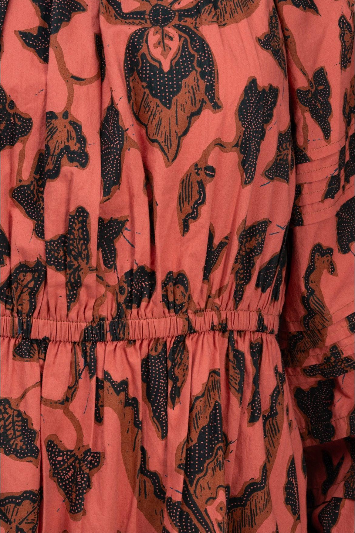 Ulla Johnson Size 2 Ambre Long Sleeve Poplin Midi Dress - Image 3