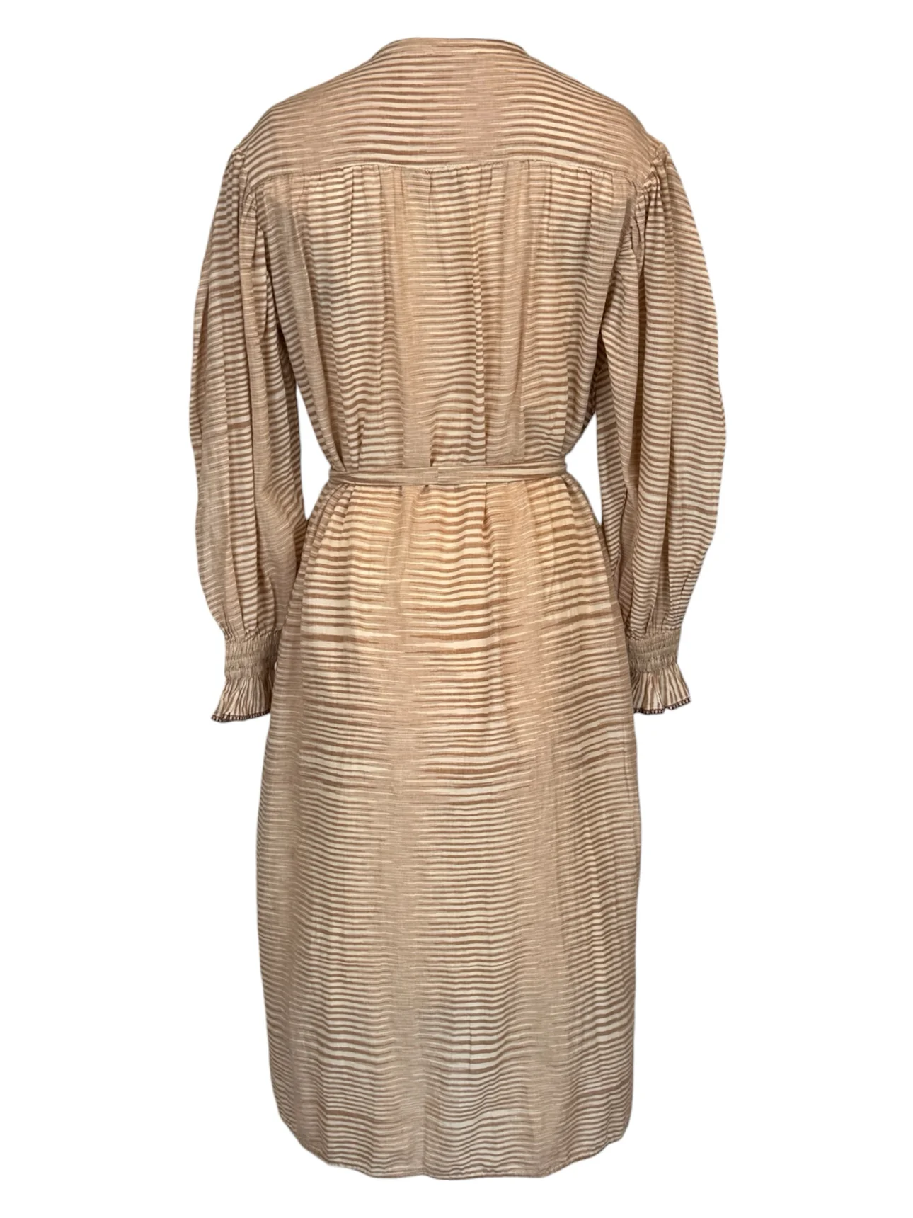 Ulla Johnson Size 4 Fiora Striped Midi Shirt Dress - Image 2