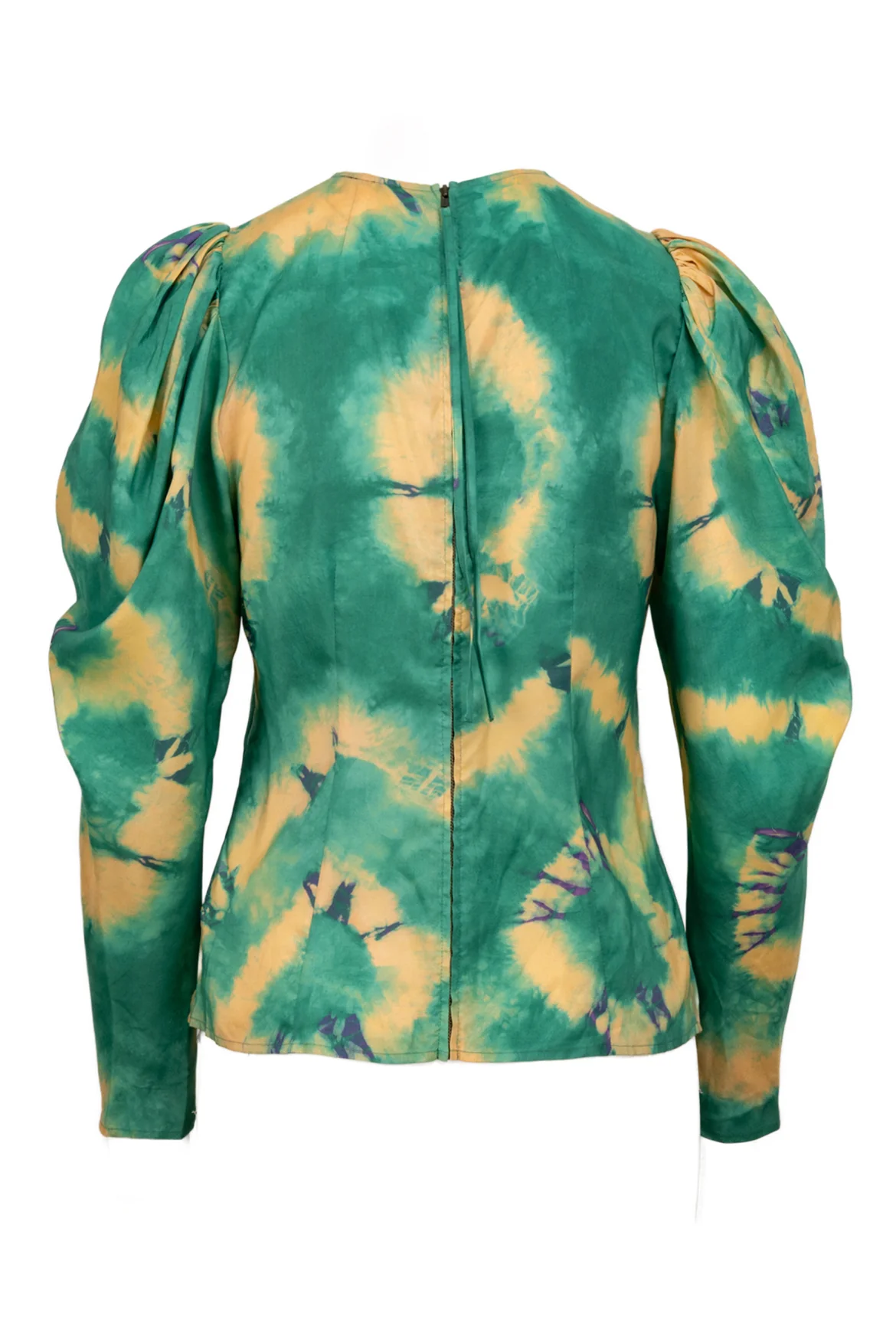 Ulla Johnson Size 4 Ora Tie-Dye Puff Sleeve Tops - Image 2