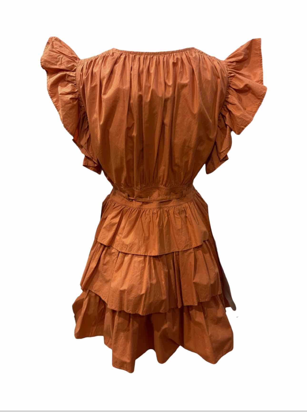 Ulla Johnson Size 6 Cotton Ruffle Dress - Image 2