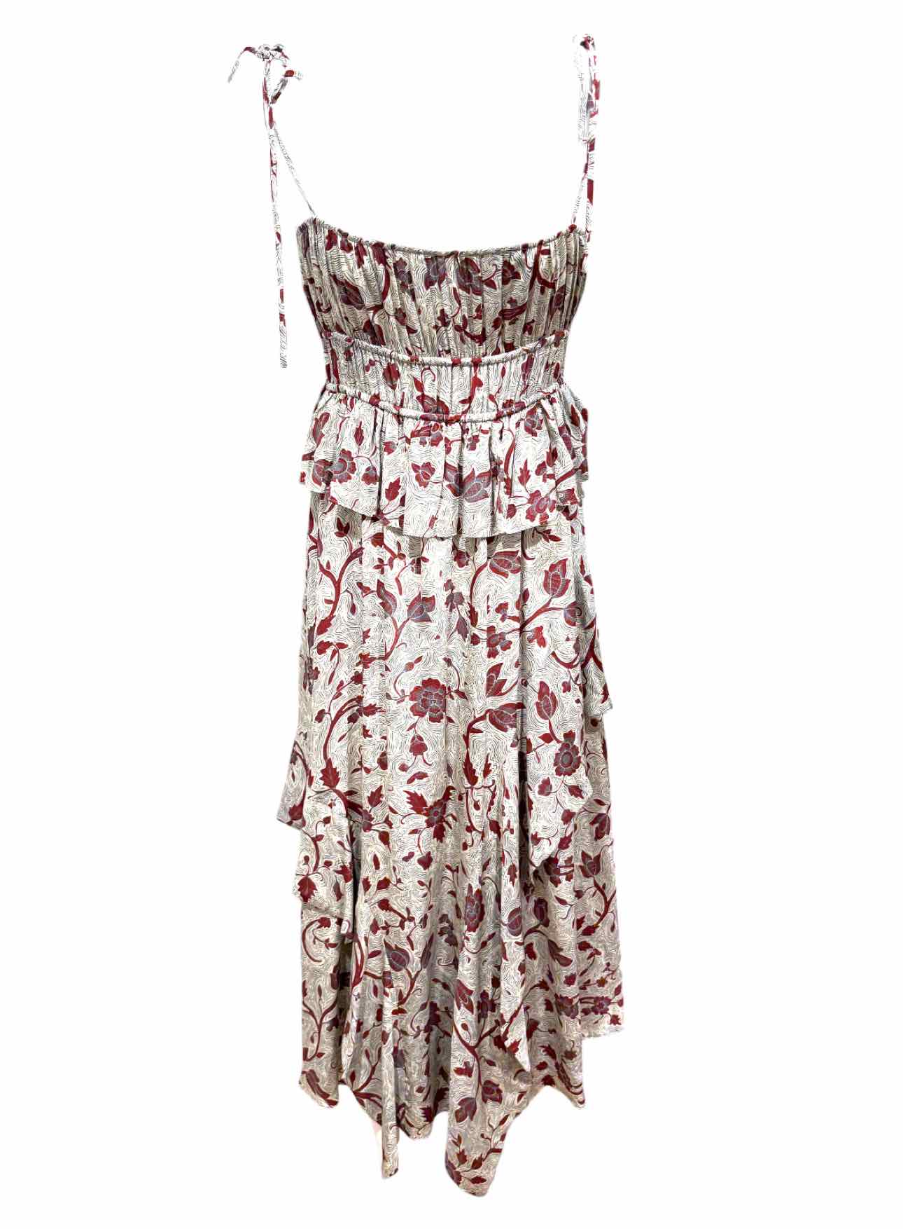 Ulla Johnson Size 6 Floral Silk Dress - Image 2
