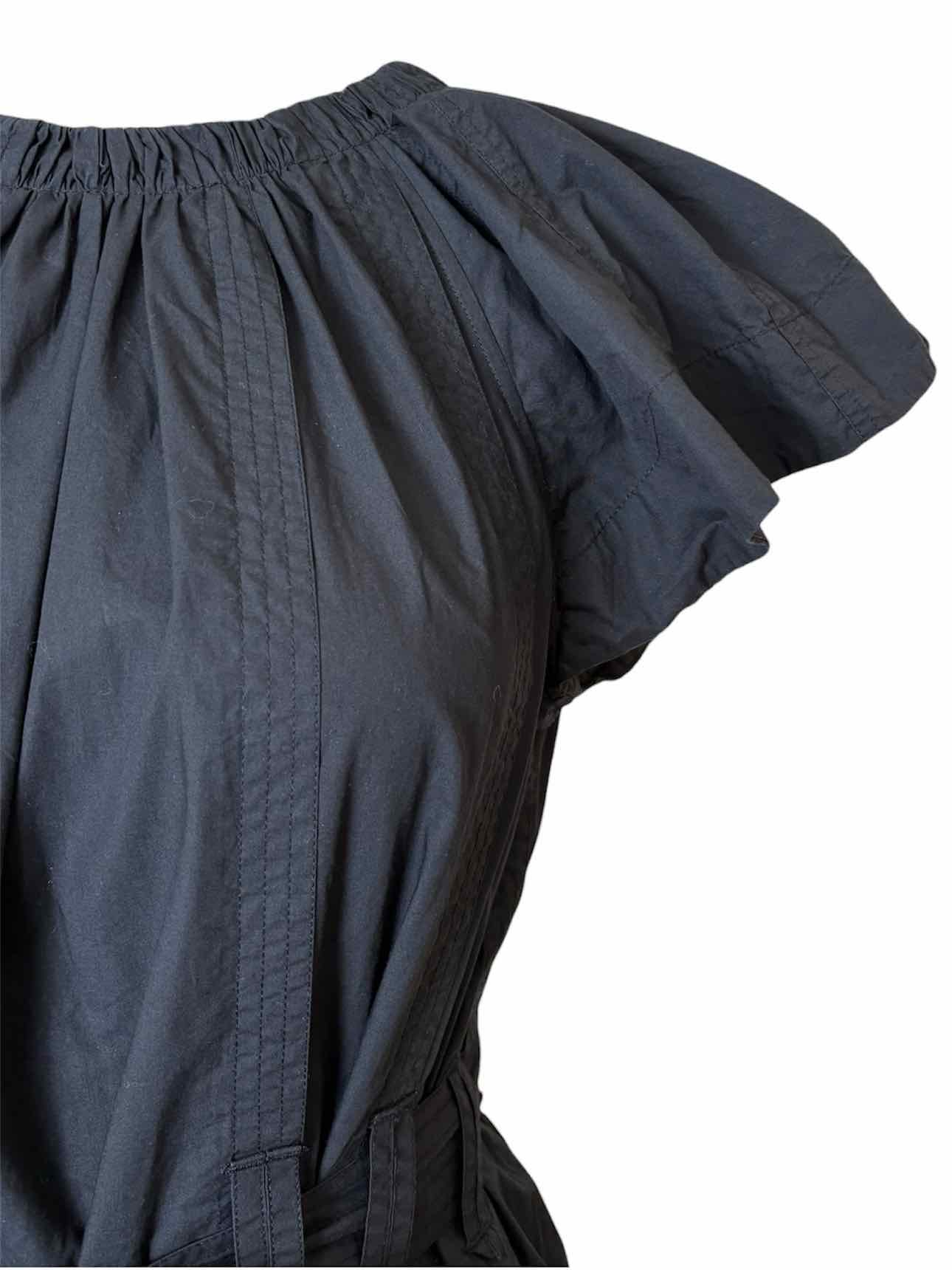 Ulla Johnson Size 6 Gathered Cotton Halter Dress - Image 3