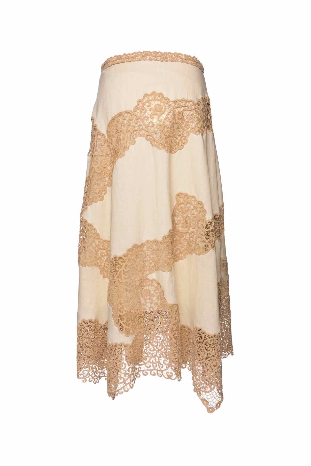 Ulla Johnson Size 6 Omila Handkerchief Skirt - Image 2