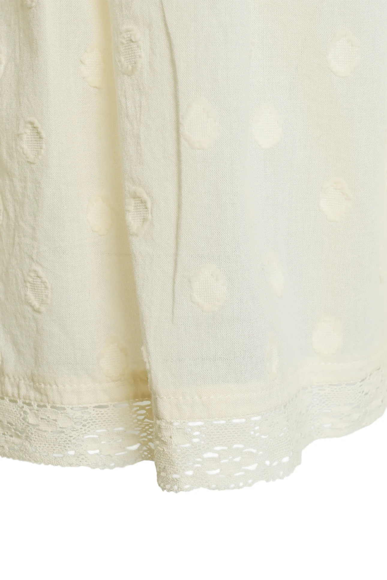 Ulla Johnson Size 6 Quinn Clipped Dot Cotton Tank Top - Image 3