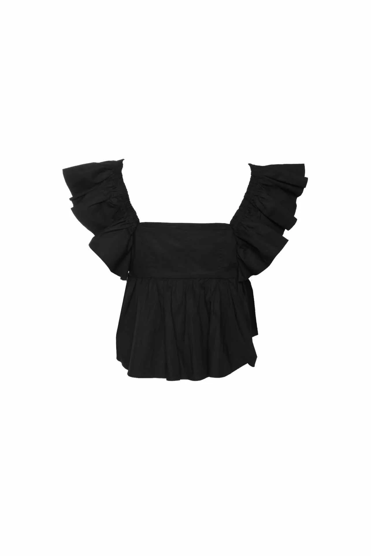 Ulla Johnson Size 6 Romi Poplin Top - Image 2