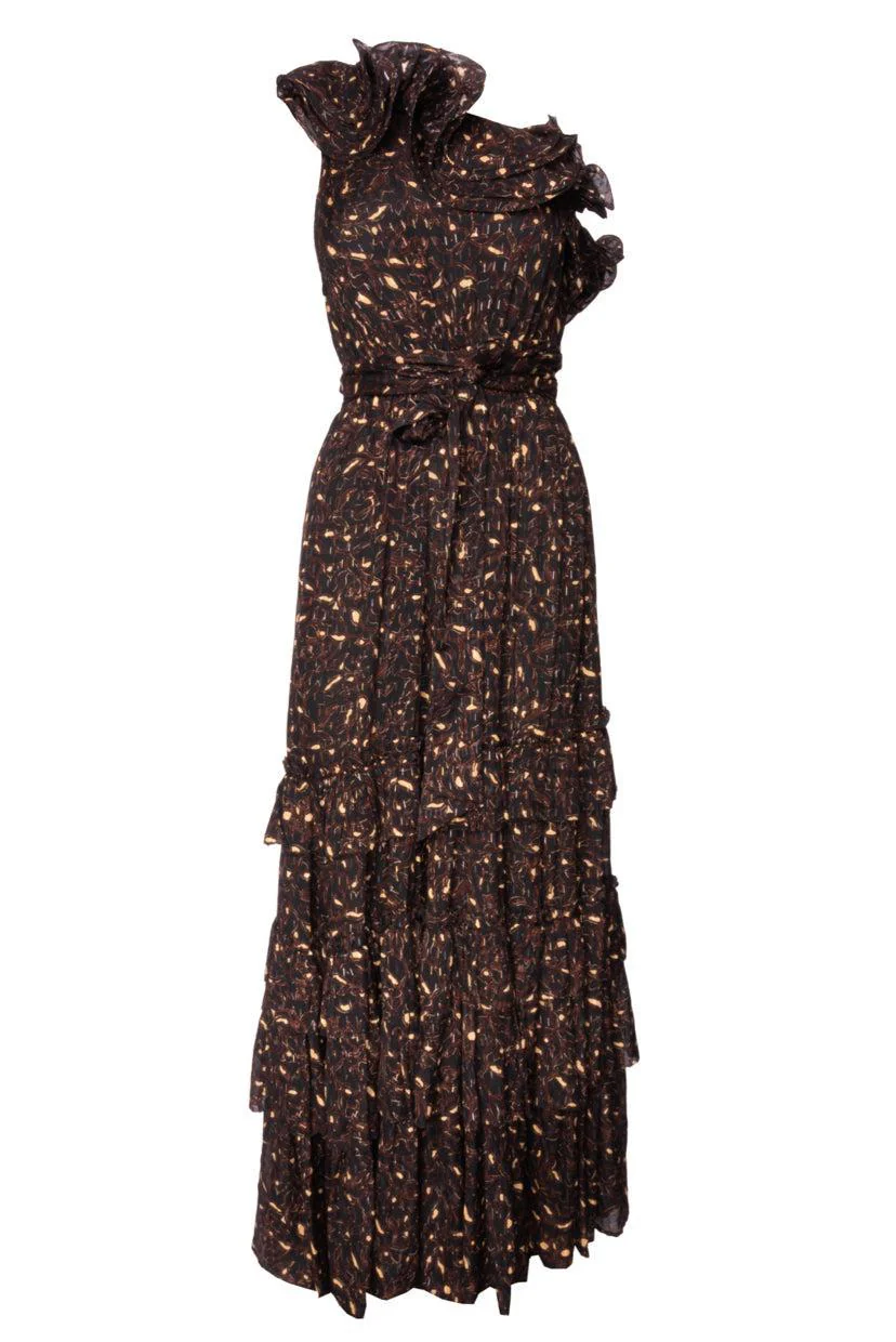 Ulla Johnson Size 6 Silk Maxi Dress - Image 2