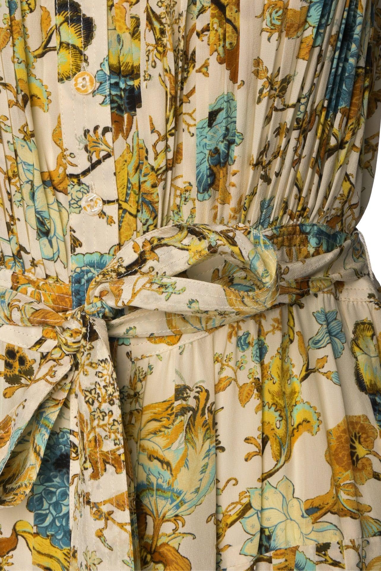 Ulla Johnson Size 8 Annabeth Silk Shirt Dress - Image 3