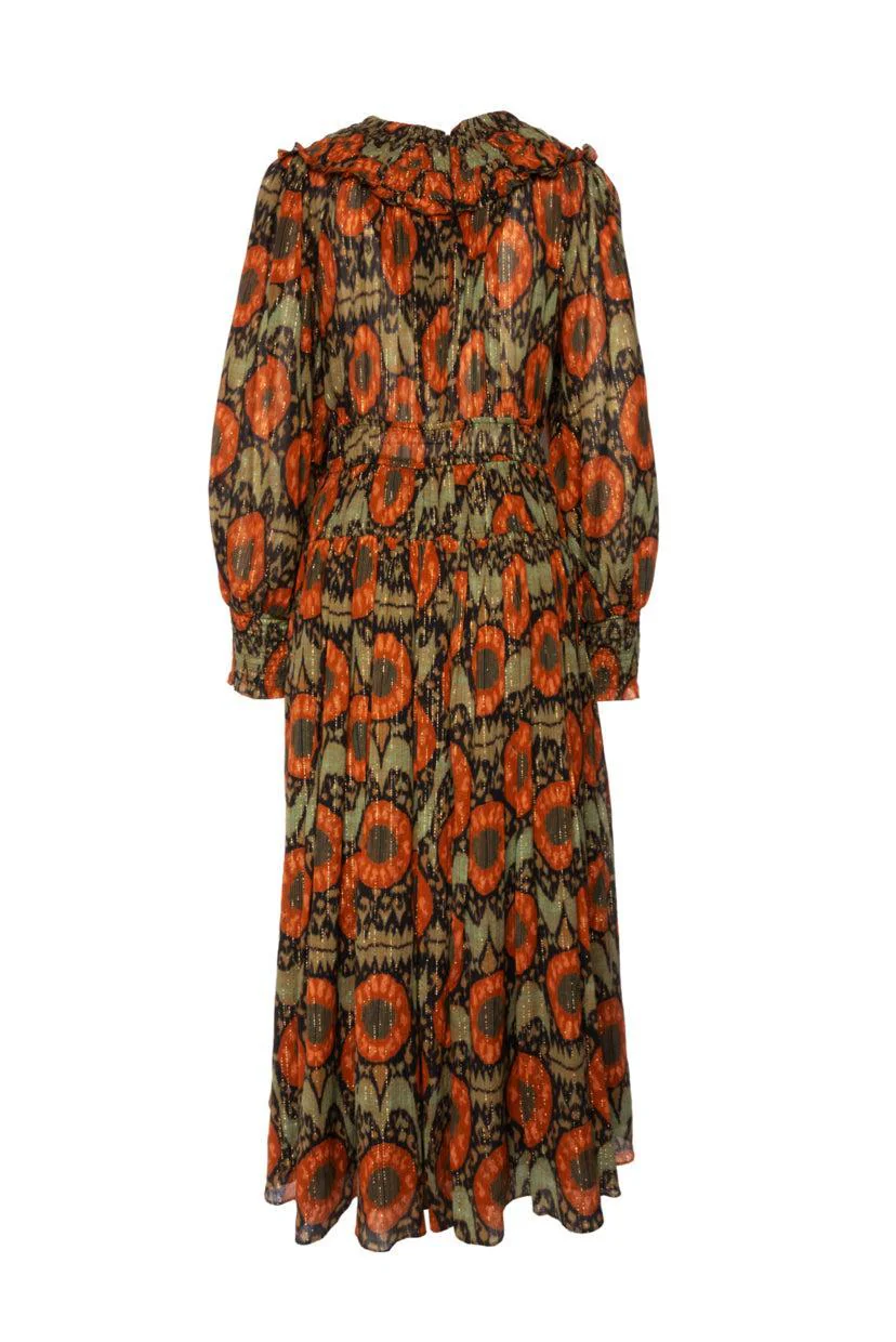 Ulla Johnson Size 8 Cotton Blend Midi Dress - Image 2