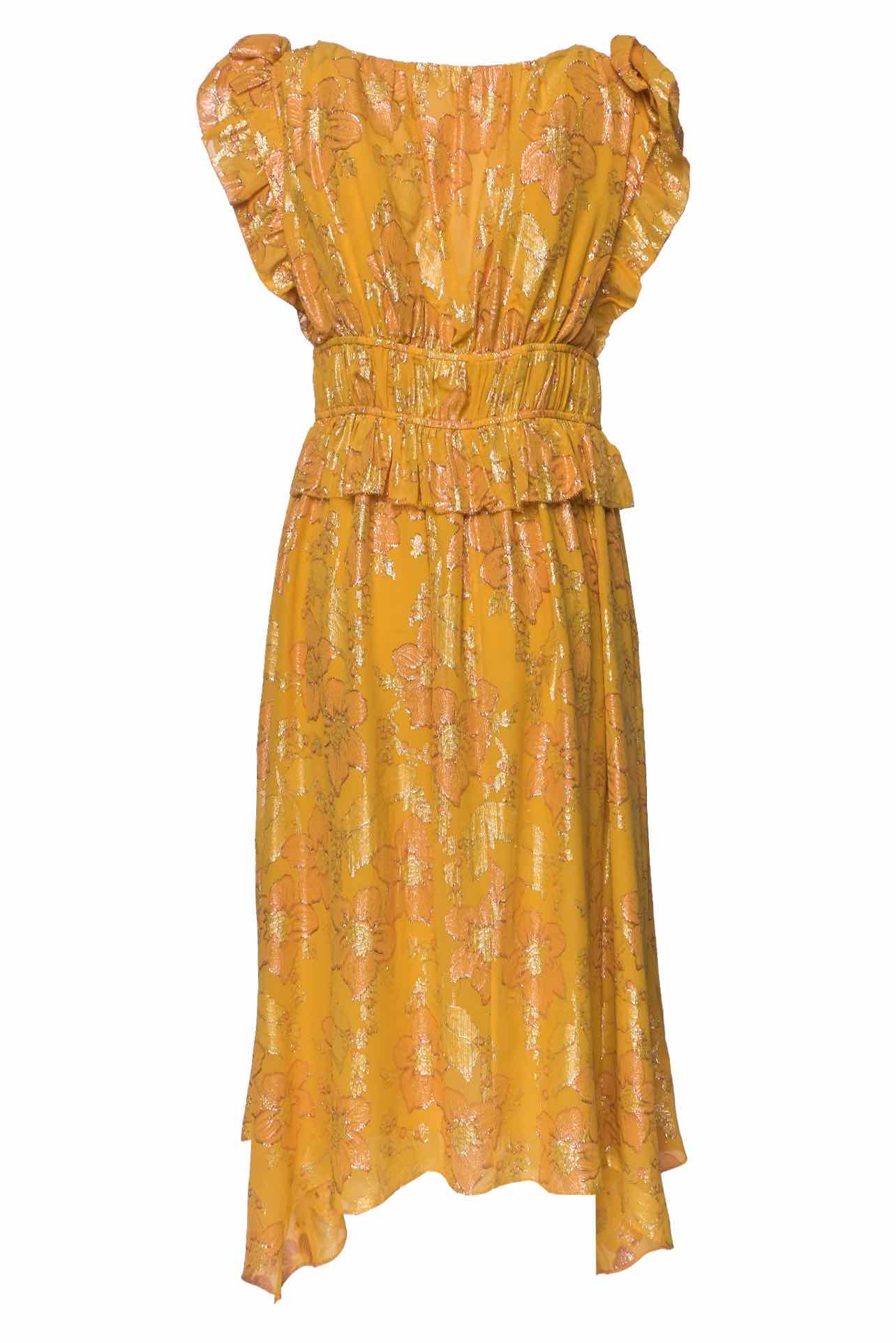 Ulla Johnson Size 8 Demetria Metallic Gown - Image 2