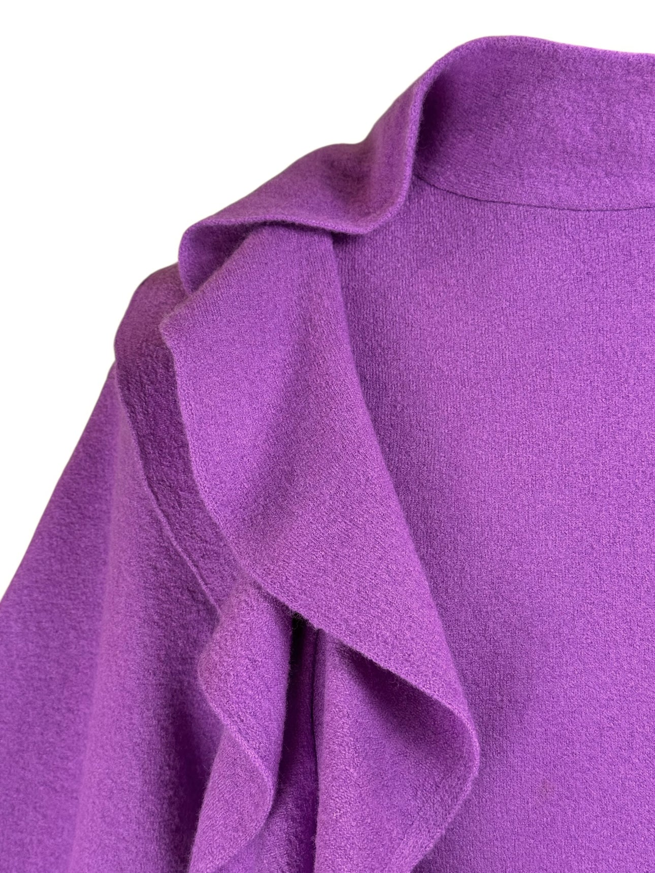 Ulla Johnson Size M Corinna Ruffled Wool Pullover Sweater - Image 3