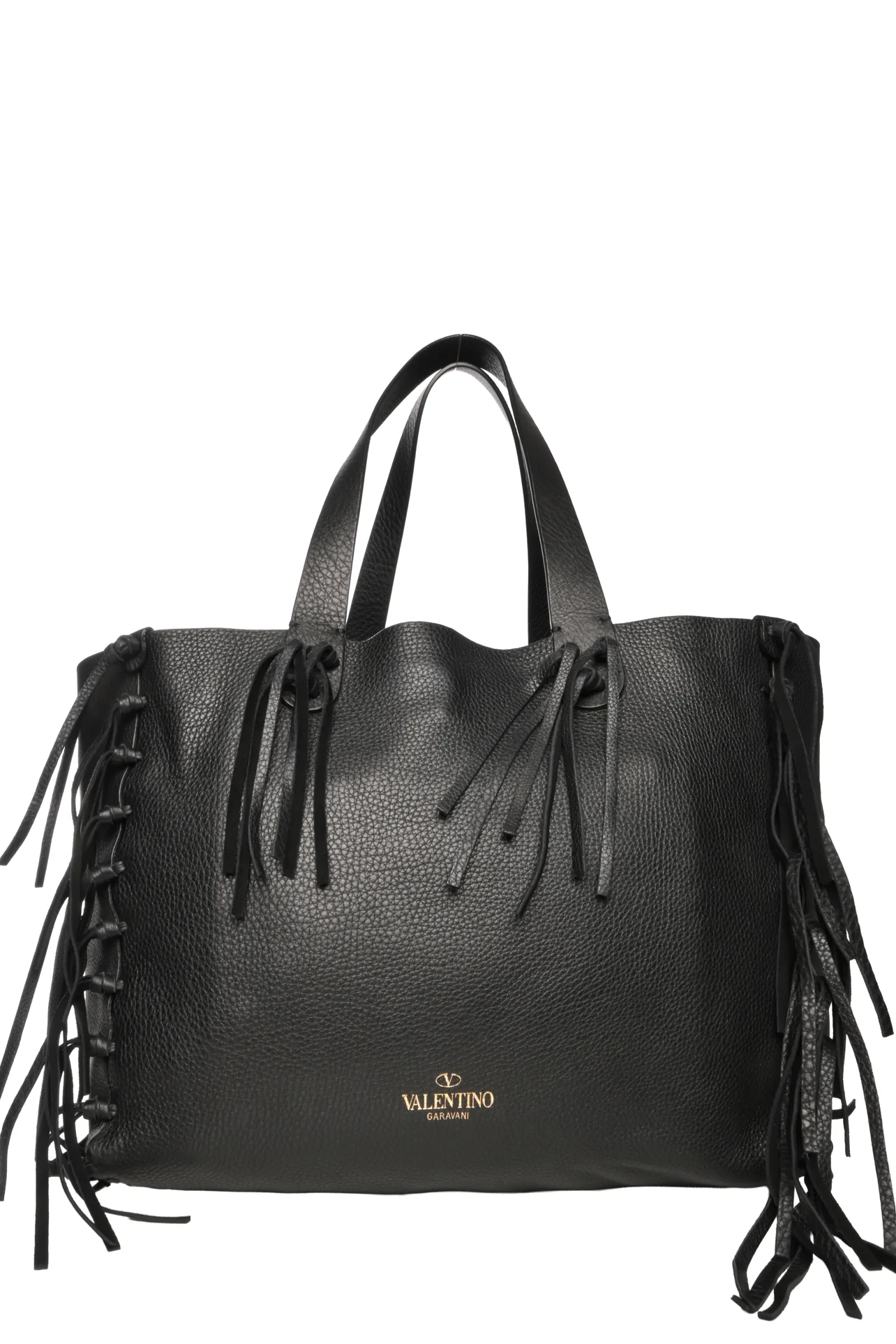 Valentino C-Rockee Fringe Tote