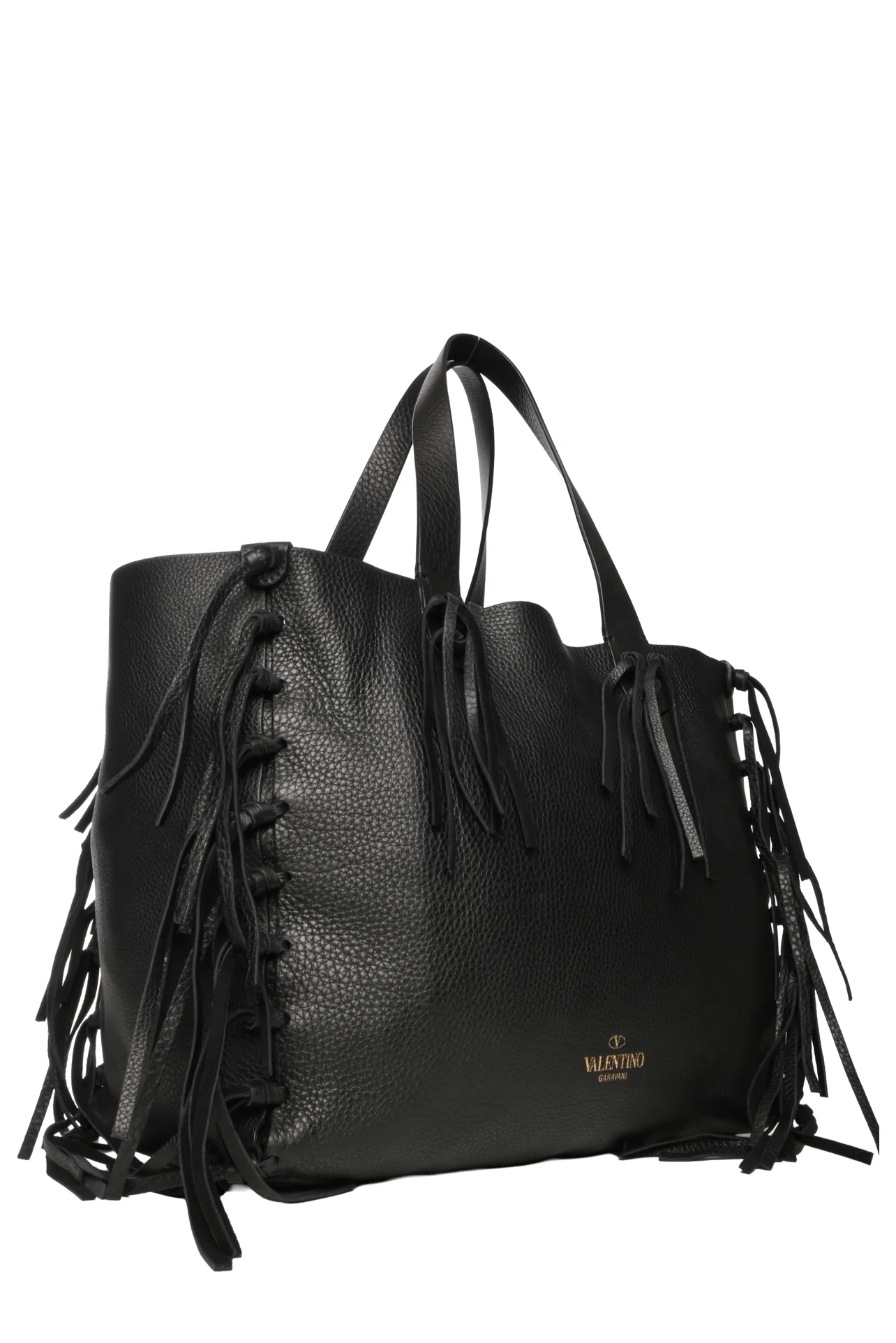 Valentino C-Rockee Fringe Tote - Image 2