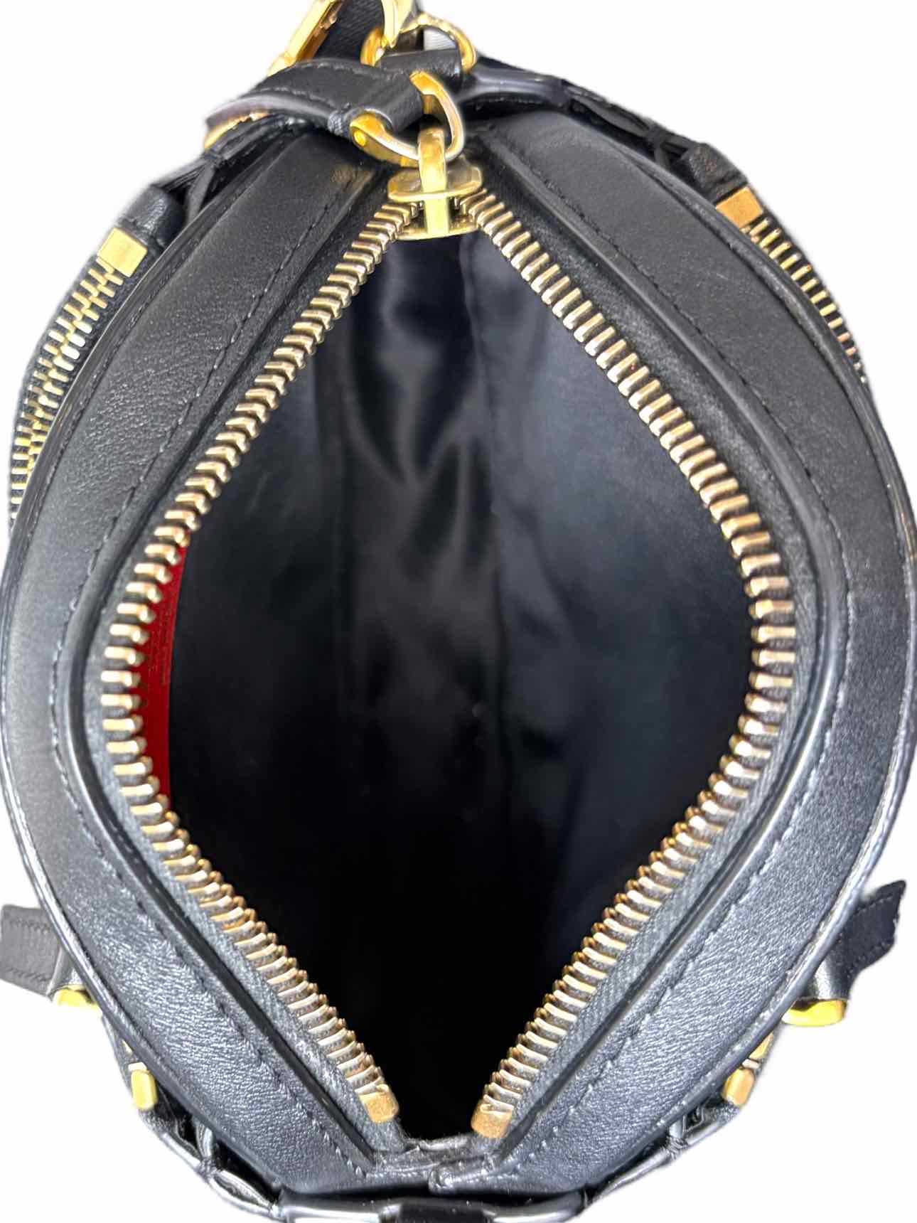 Valentino Garavani Calfskin VLogo Round Crossbody Purse - Image 7
