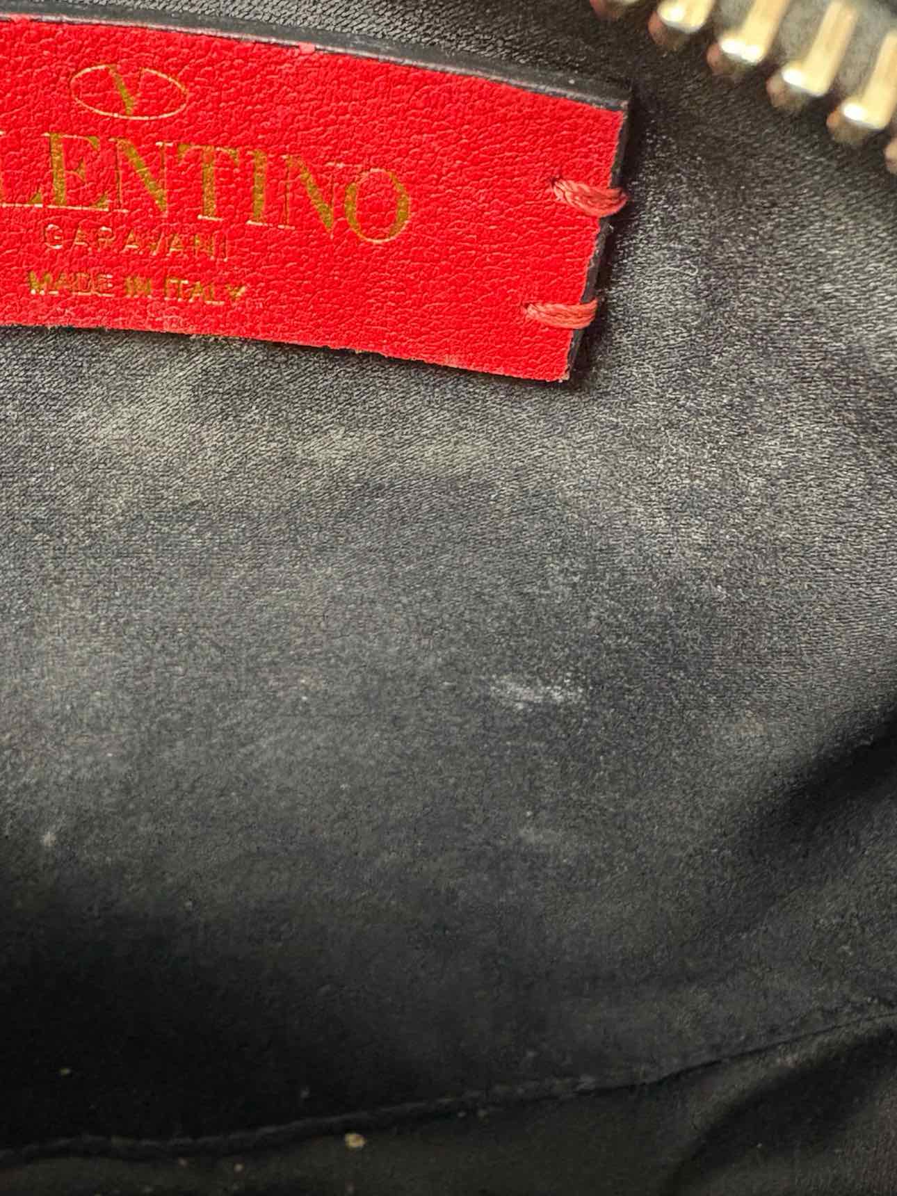 Valentino Garavani Calfskin VLogo Round Crossbody Purse - Image 8