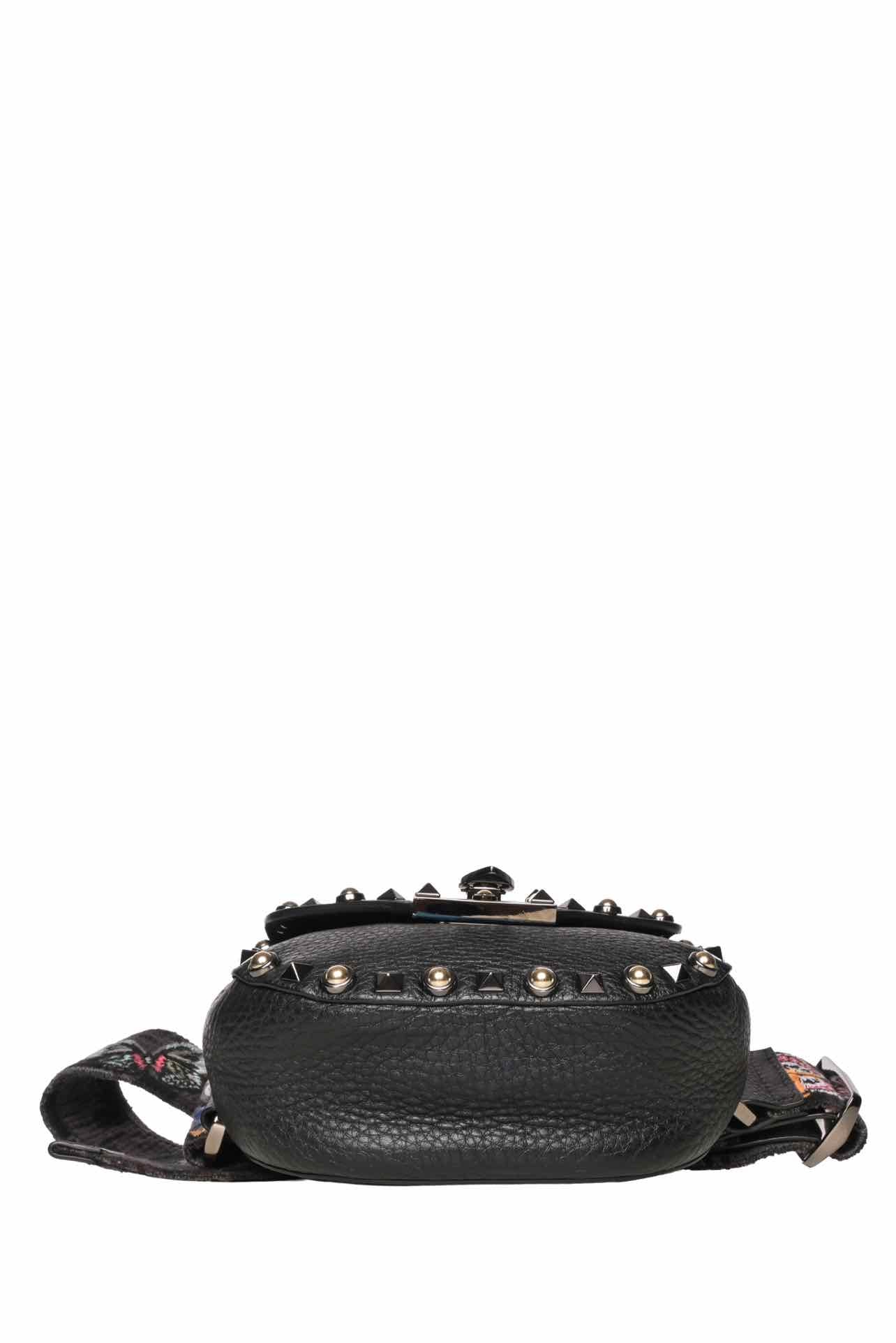 Valentino Guitar Strap Rockstud Rolling Belt Bag - Image 4