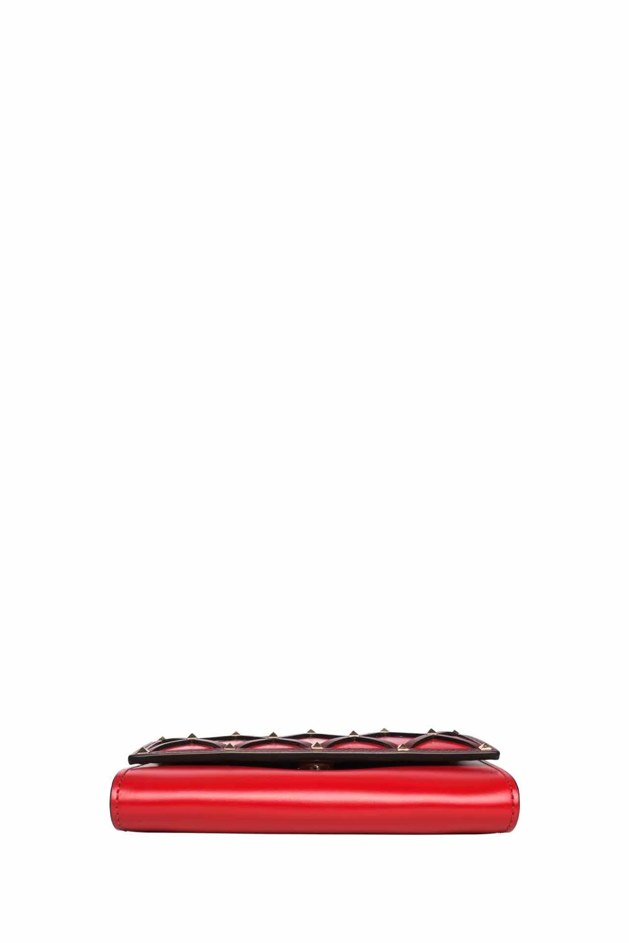 Valentino Leather Rockstud Beehive Wallet On Chain Crossbody - Image 5
