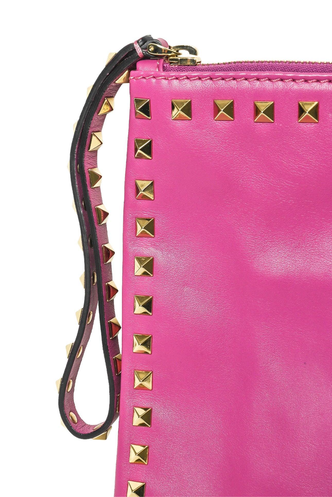 Valentino Rockstud Wristlet Clutch - Image 3